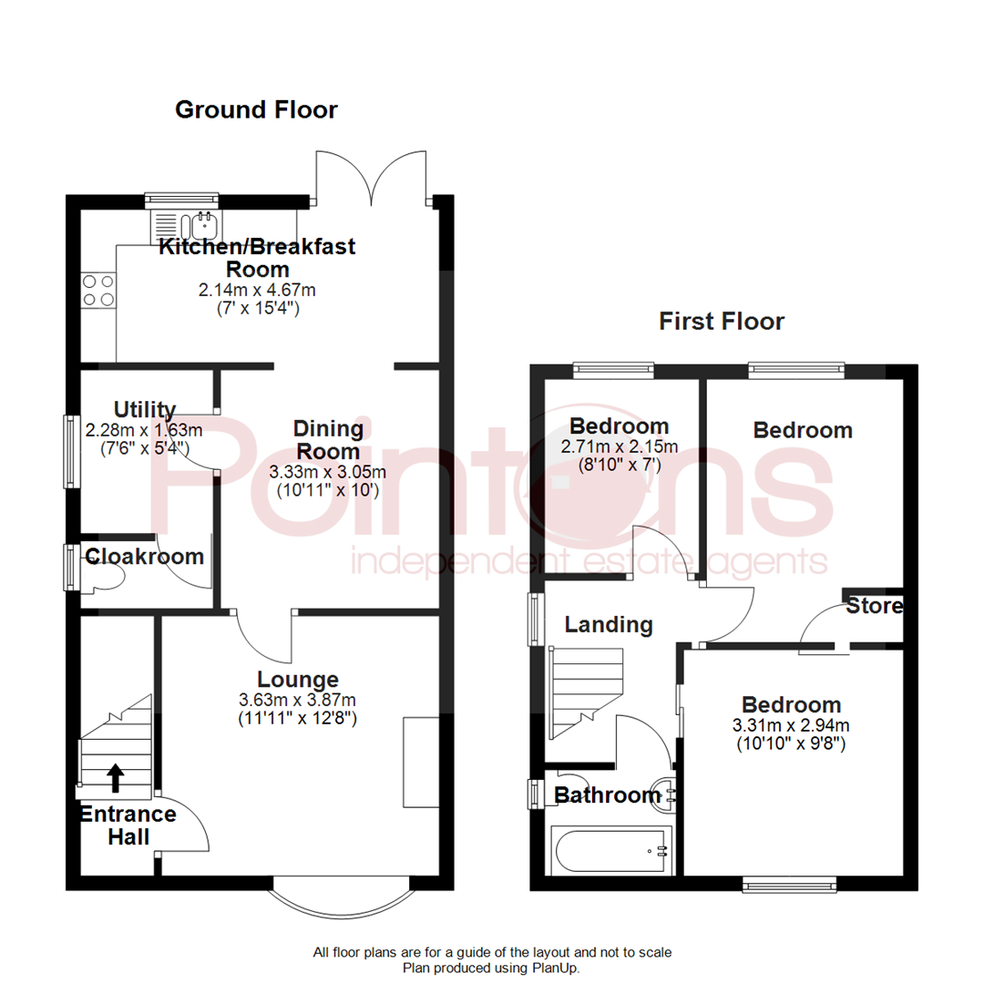 383, Camp Hill Road, Nuneaton floorplan
