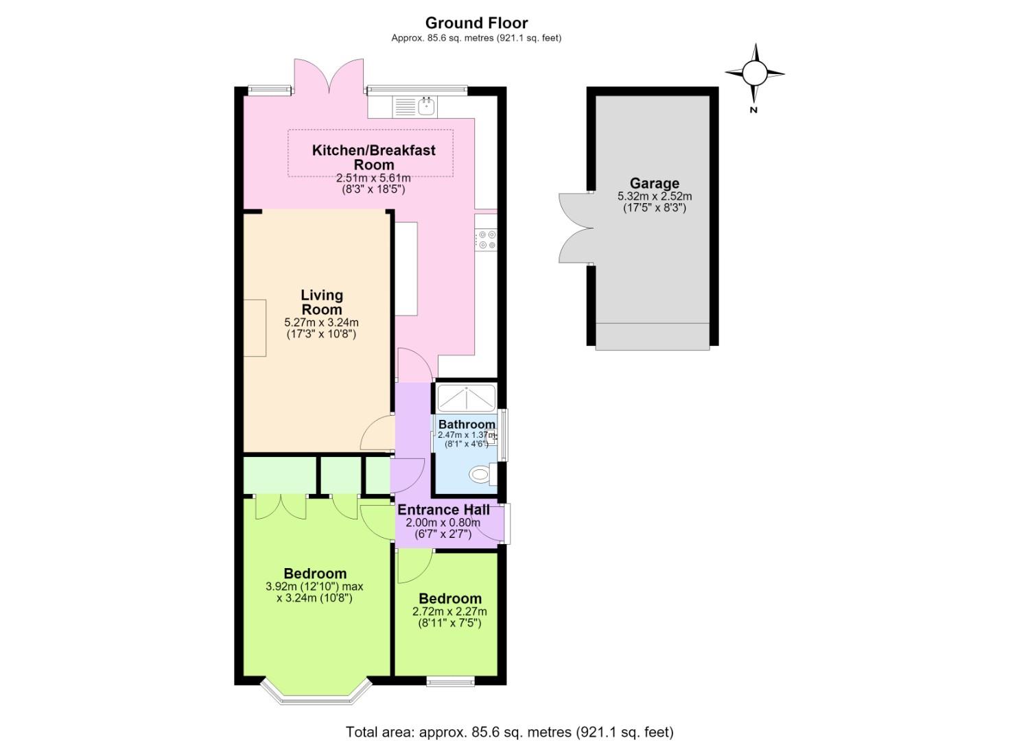 73, New Street, Swadlincote floorplan