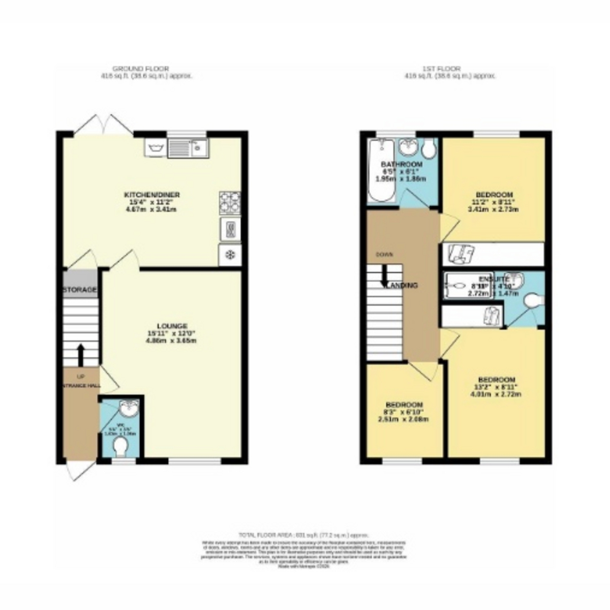 South View, Llantwit Major floorplan