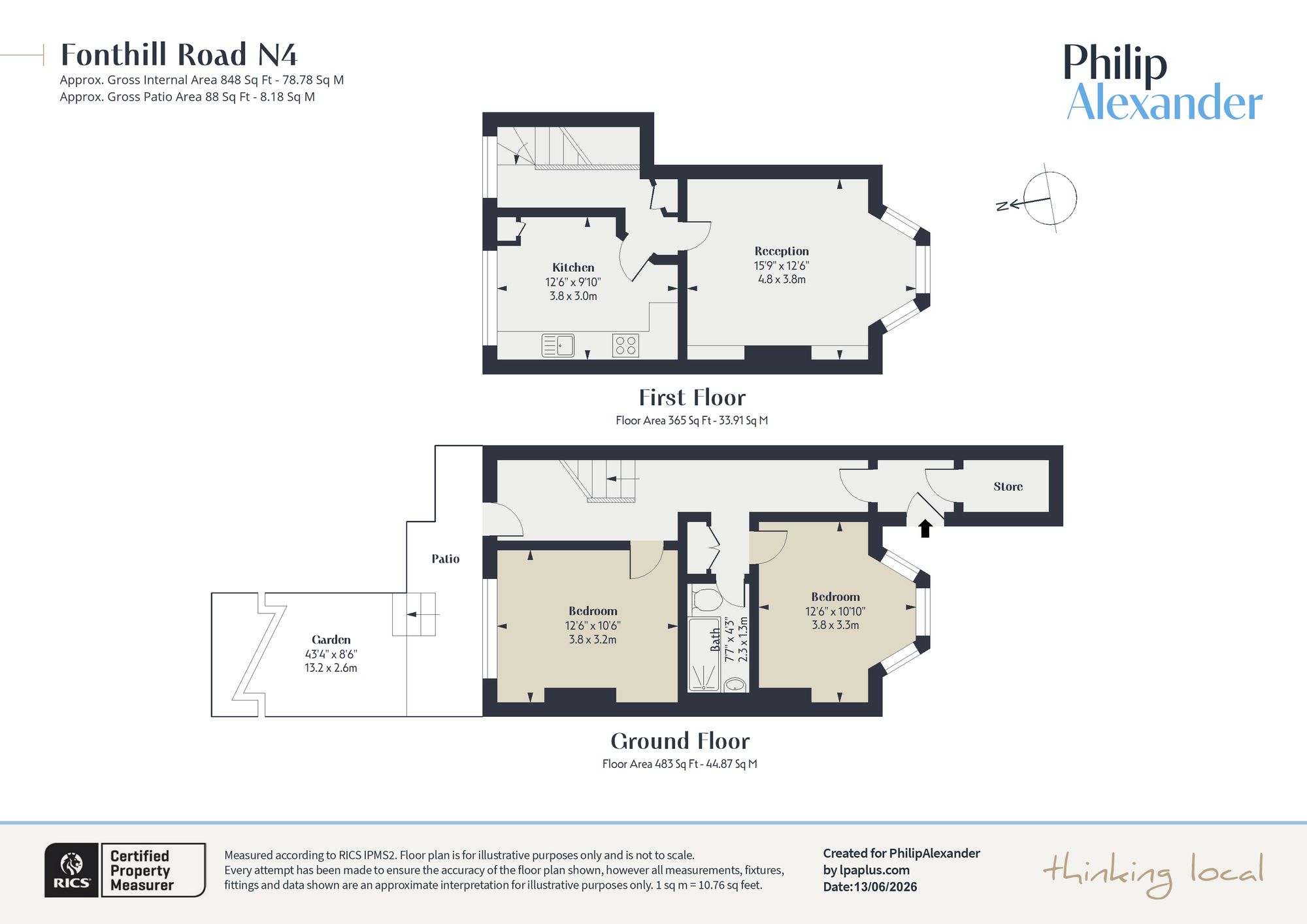 63a Fonthill Road, London floorplan