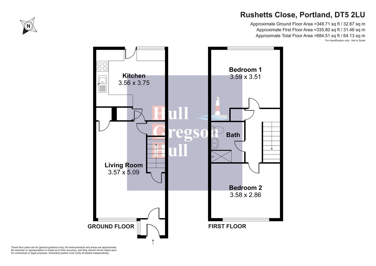 6, Rushetts Close, Portland floorplan