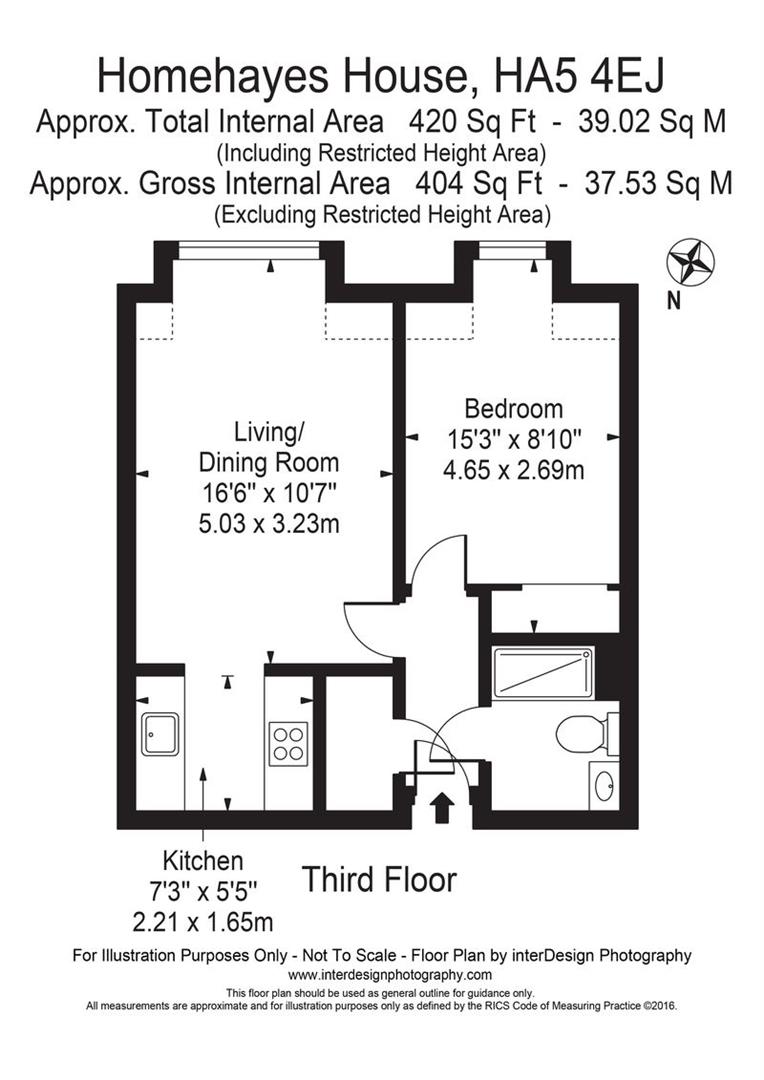 Flat 29, Homehayes House, Oakdene Close, Pinner floorplan
