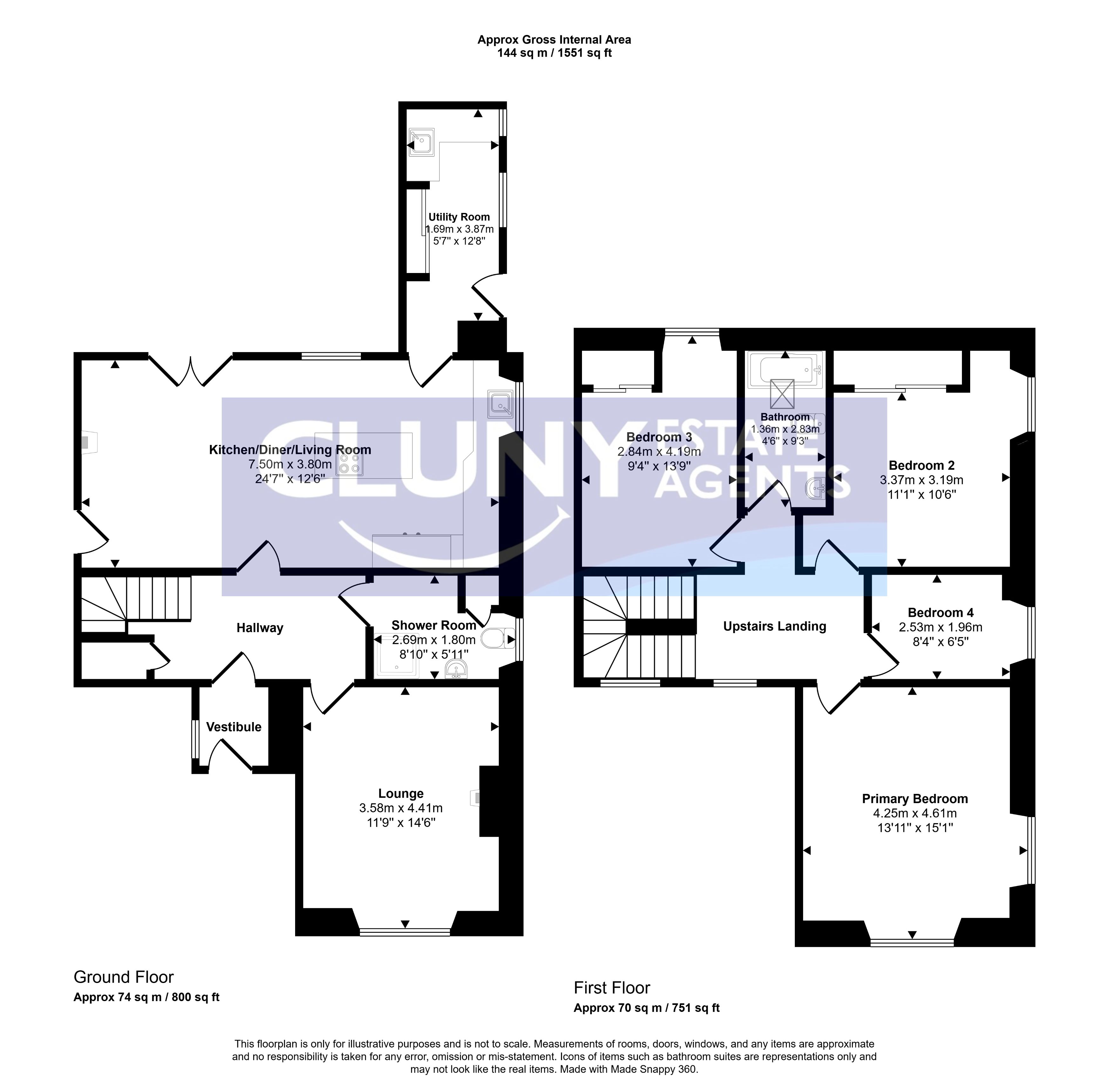 Sydney Villa, Sydney Villa, Forres floorplan
