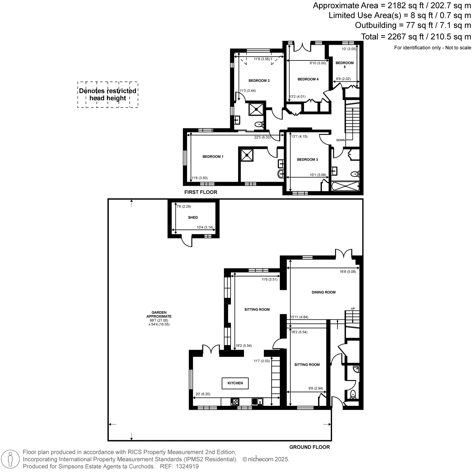 Egerton Road, Weybridge floorplan