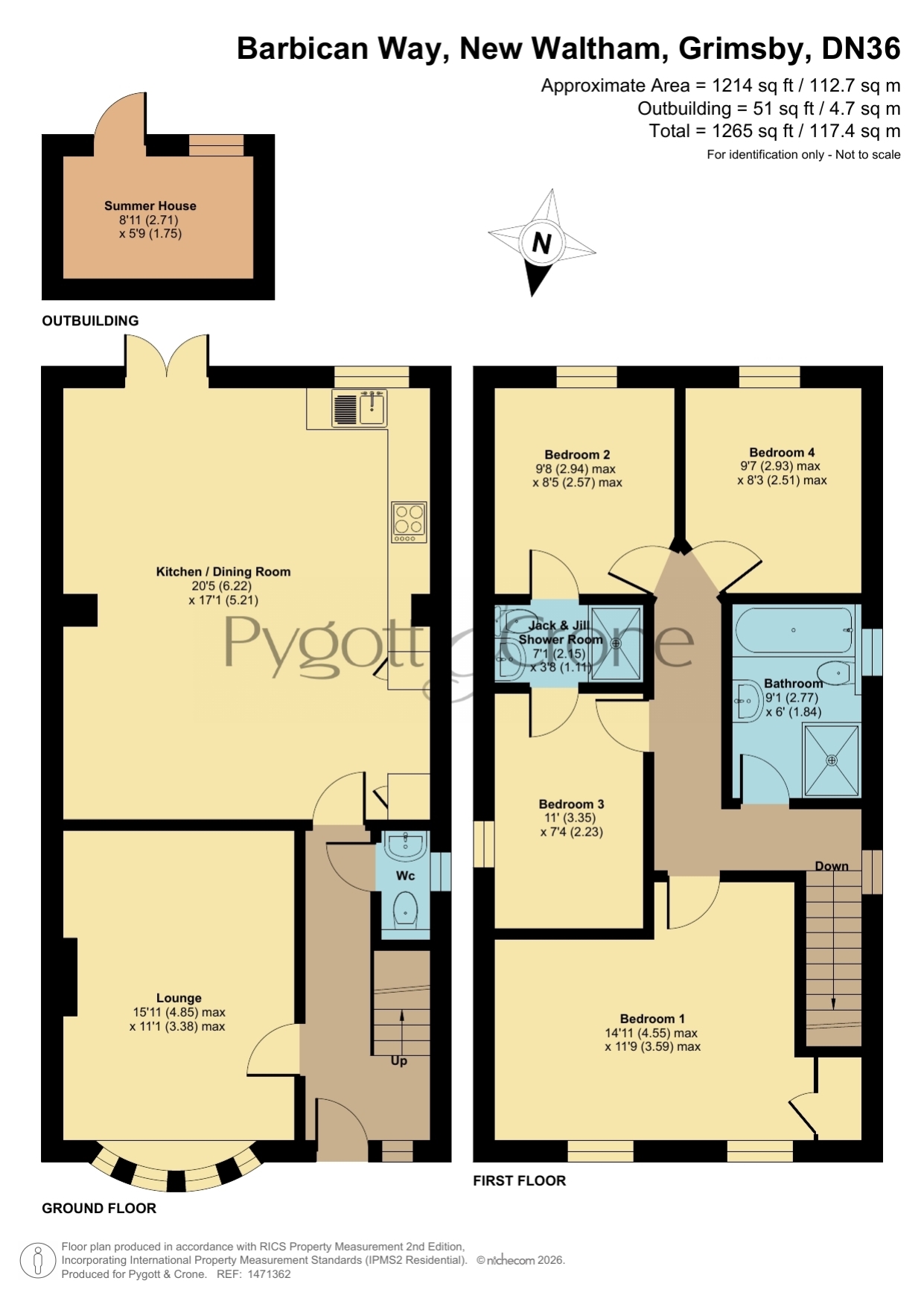 3, Barbican Way, Grimsby floorplan