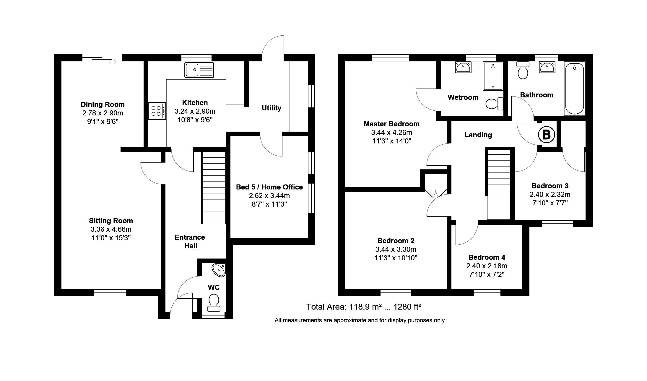 15, Sycamore Close, Cambrigdeshire floorplan
