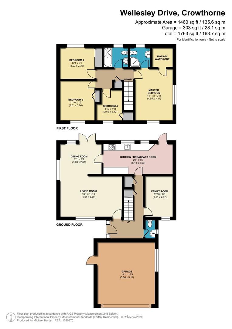 58, Wellesley Drive, Crowthorne floorplan
