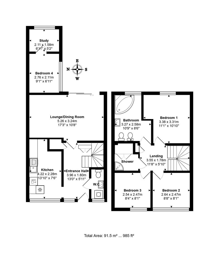 55, Elmbank Avenue, Englefield Green floorplan