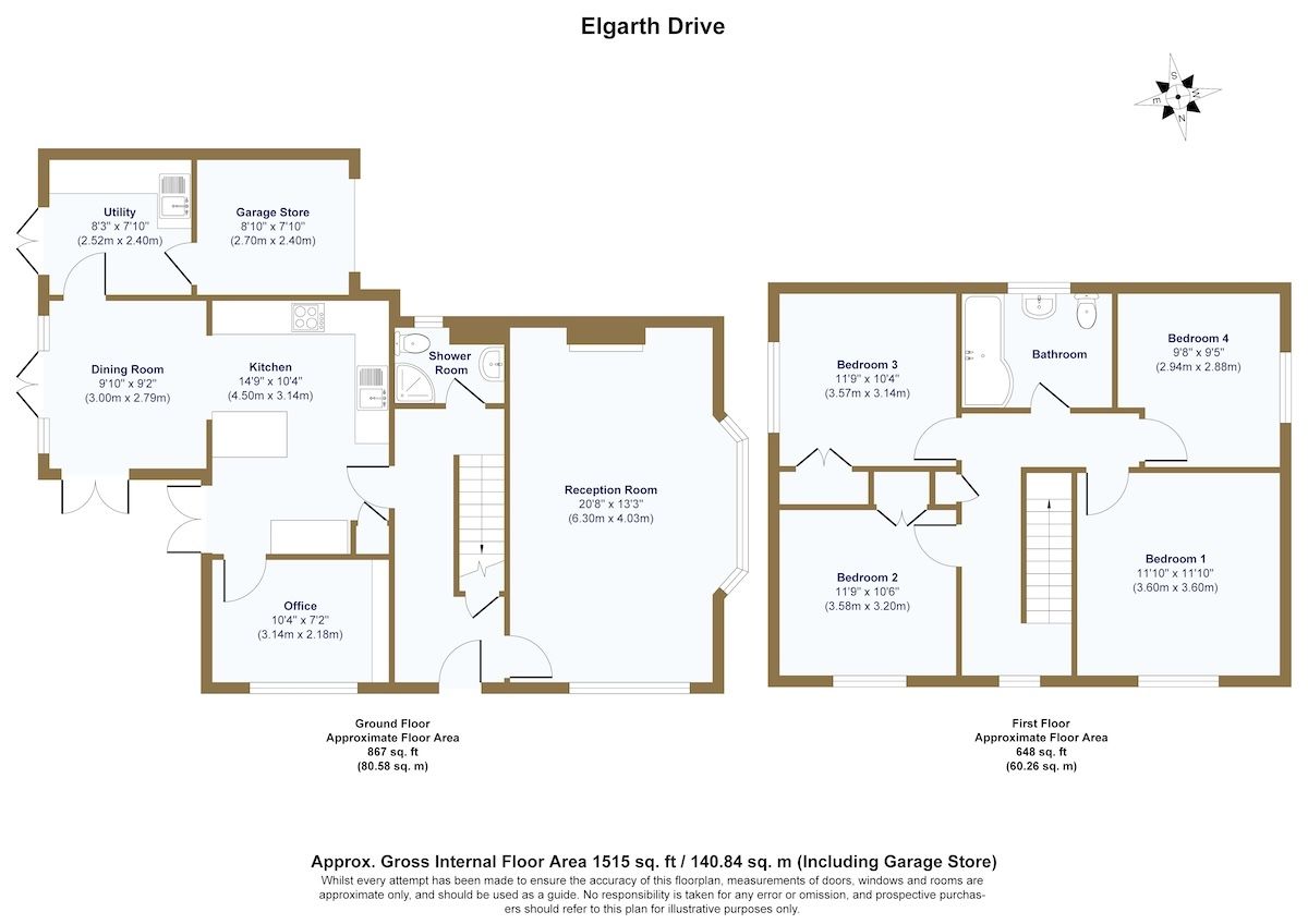 2 Elgarth Drive, Wokingham floorplan