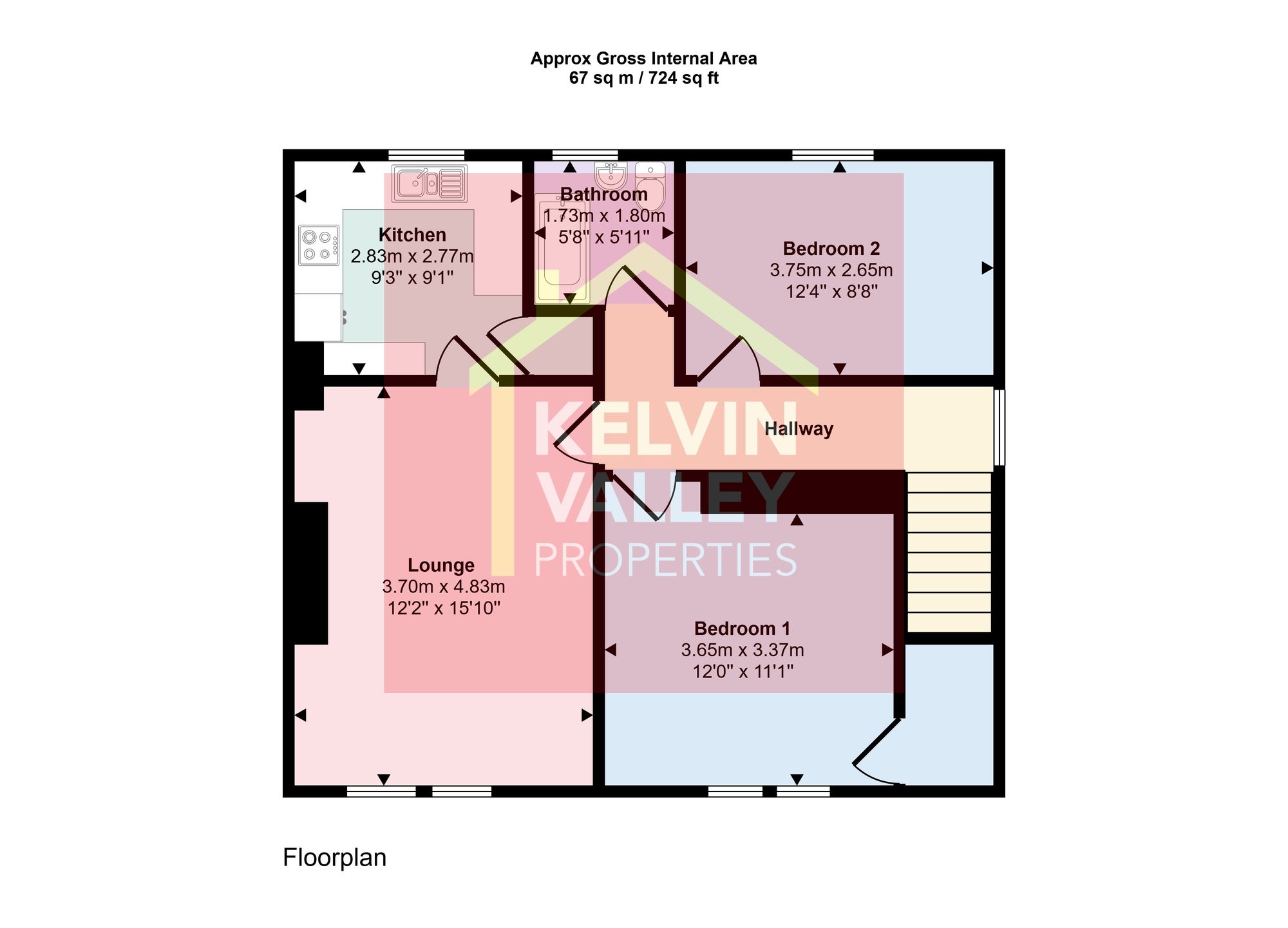 29 Barlandfauld Street, Glasgow floorplan