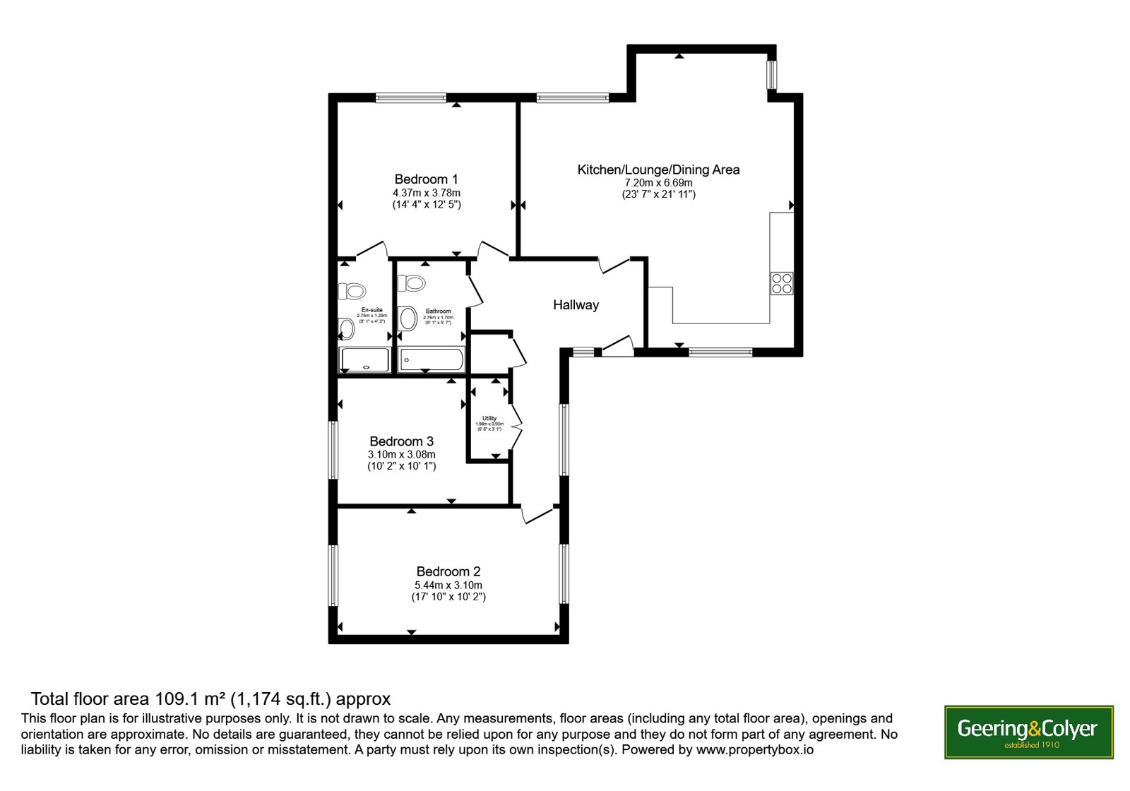 21B,, Bewsbury Crescent, Dover floorplan