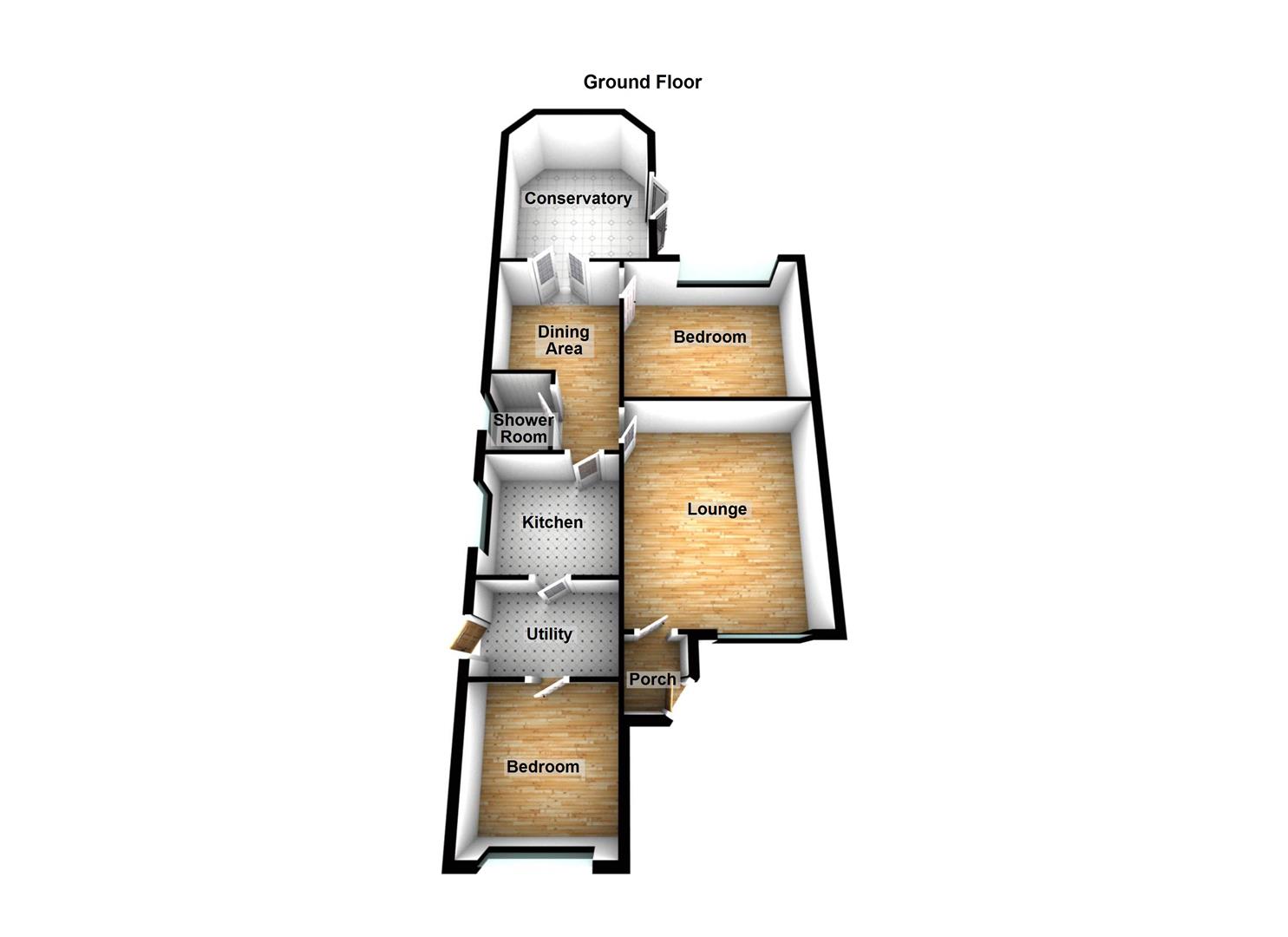 2 Bedrooms Semi-detached bungalow for sale in Abbey Grove, Adlington, Chorley PR6