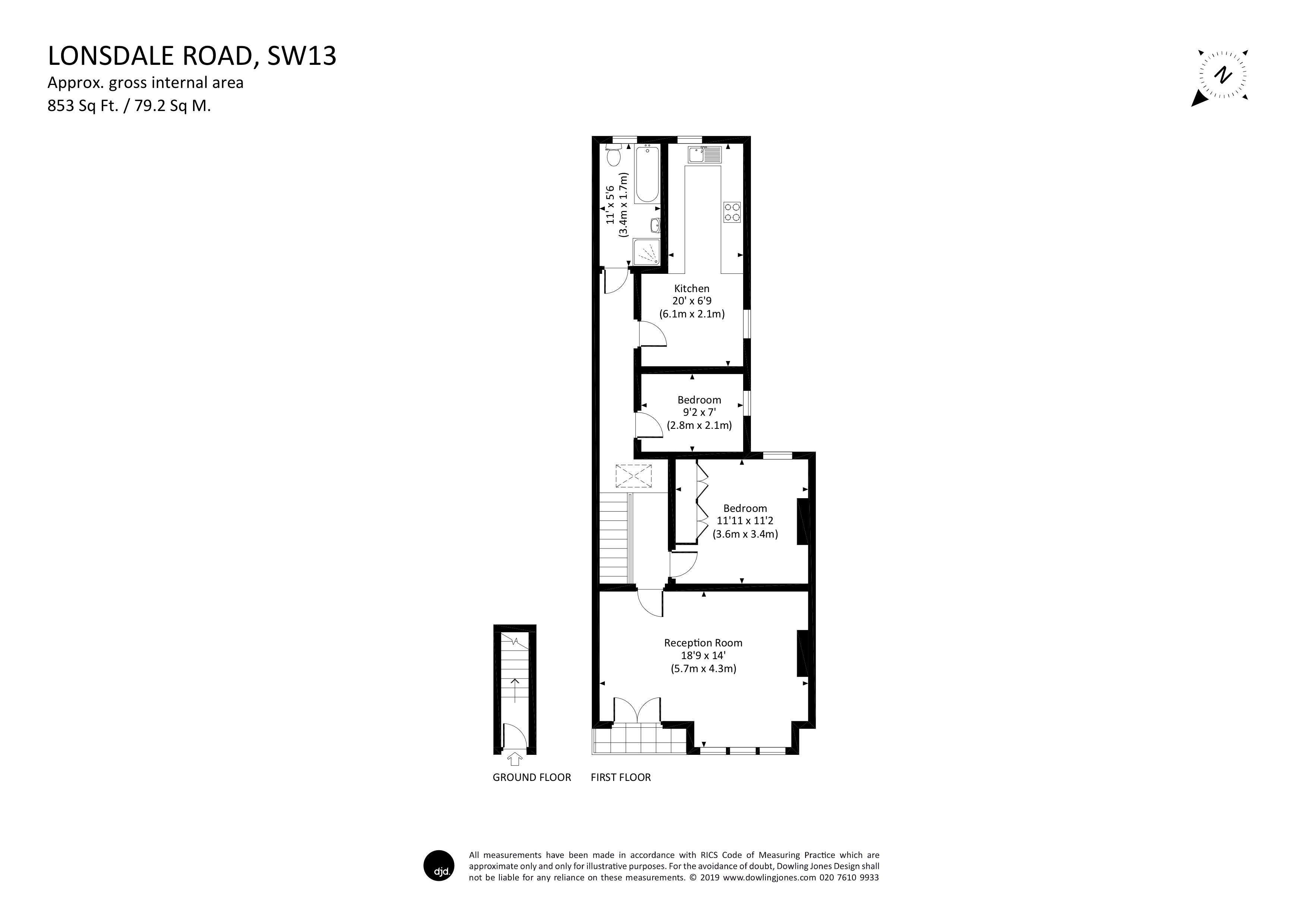 2 Bedrooms Maisonette for sale in Lonsdale Road, London SW13