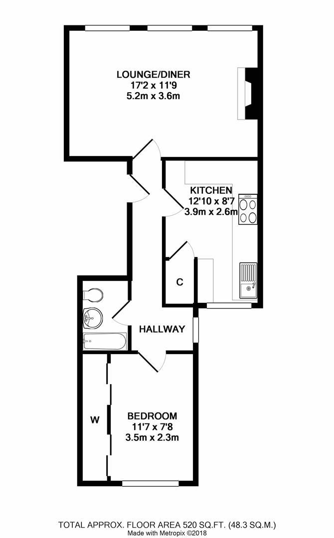 1 Bedrooms Flat to rent in St. Margarets Road, St Margarets, Twickenham TW1