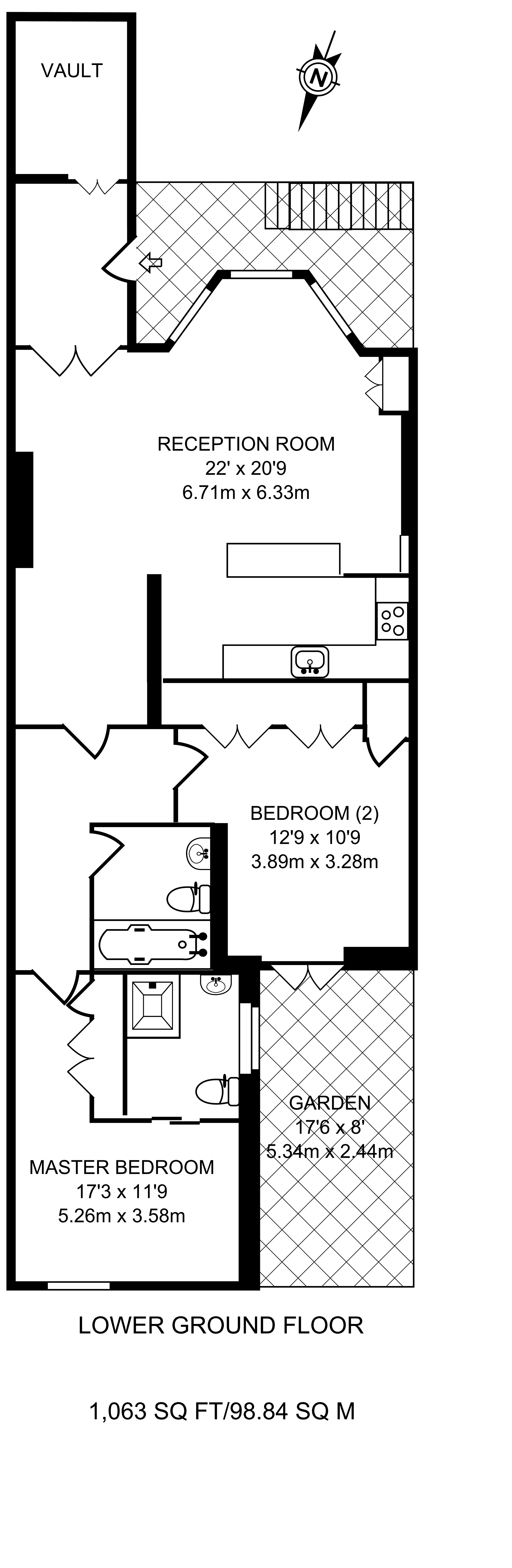 2 Bedrooms Flat to rent in Nevern Place, Earls Court SW5
