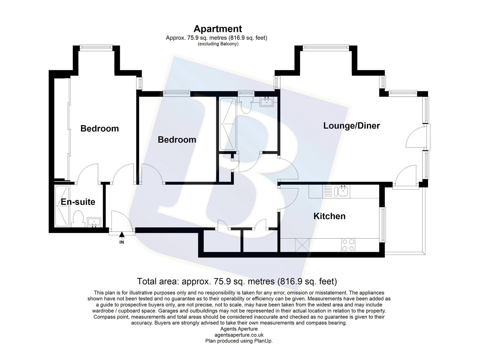 Apartment 7, Bonneville Court,, Deyncourt Gardens, Upminster floorplan