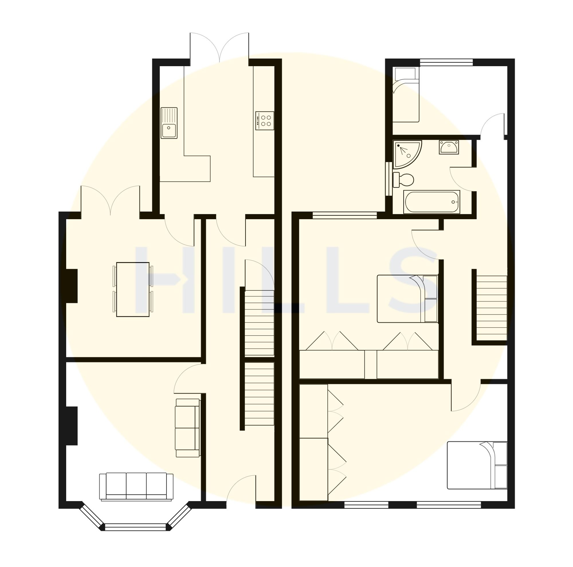 152 Barton Lane, Manchester floorplan