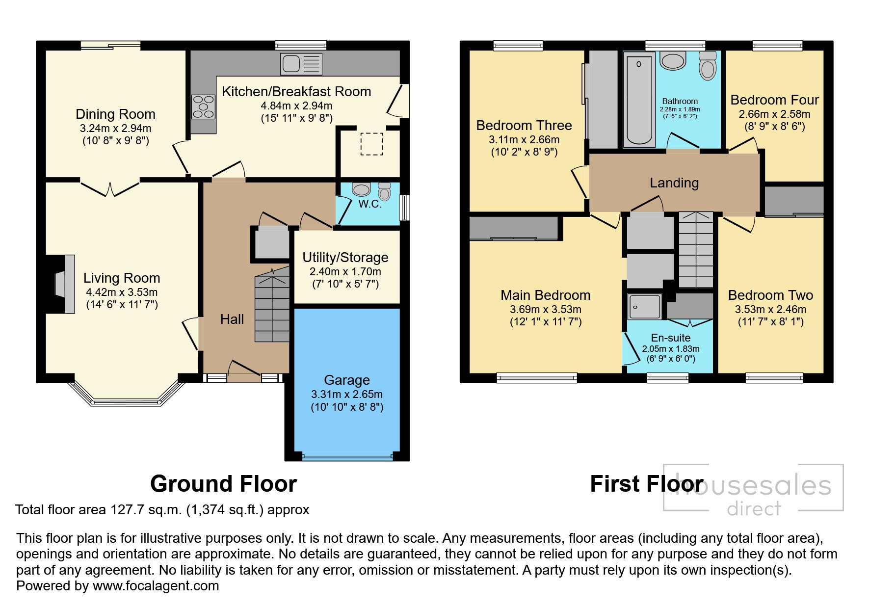 6, Windsor Close, Newton Aycliffe floorplan