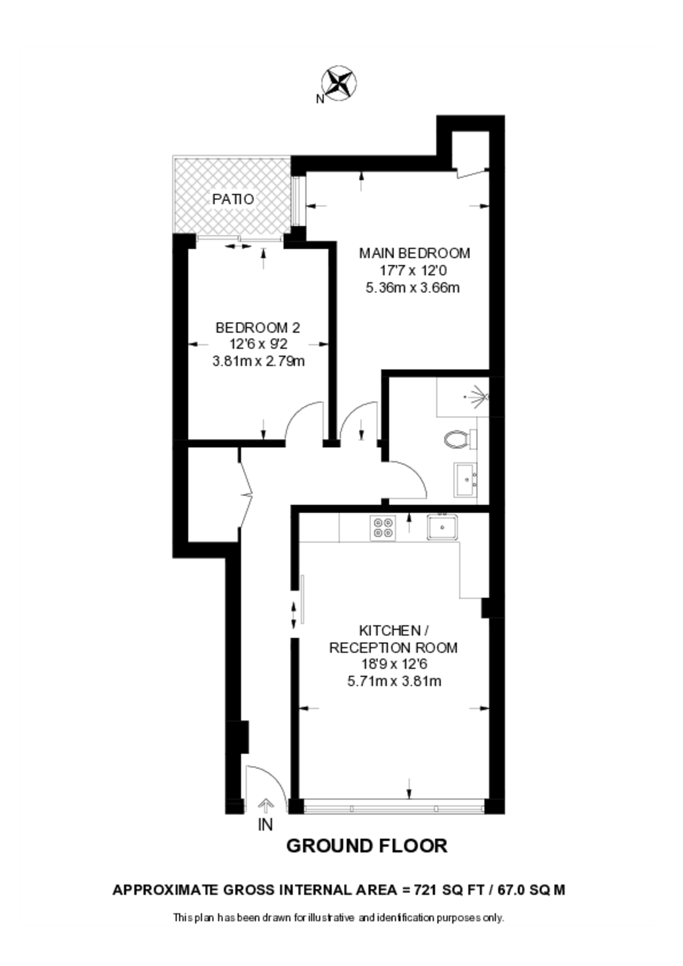 Harmood Grove, Camden floorplan