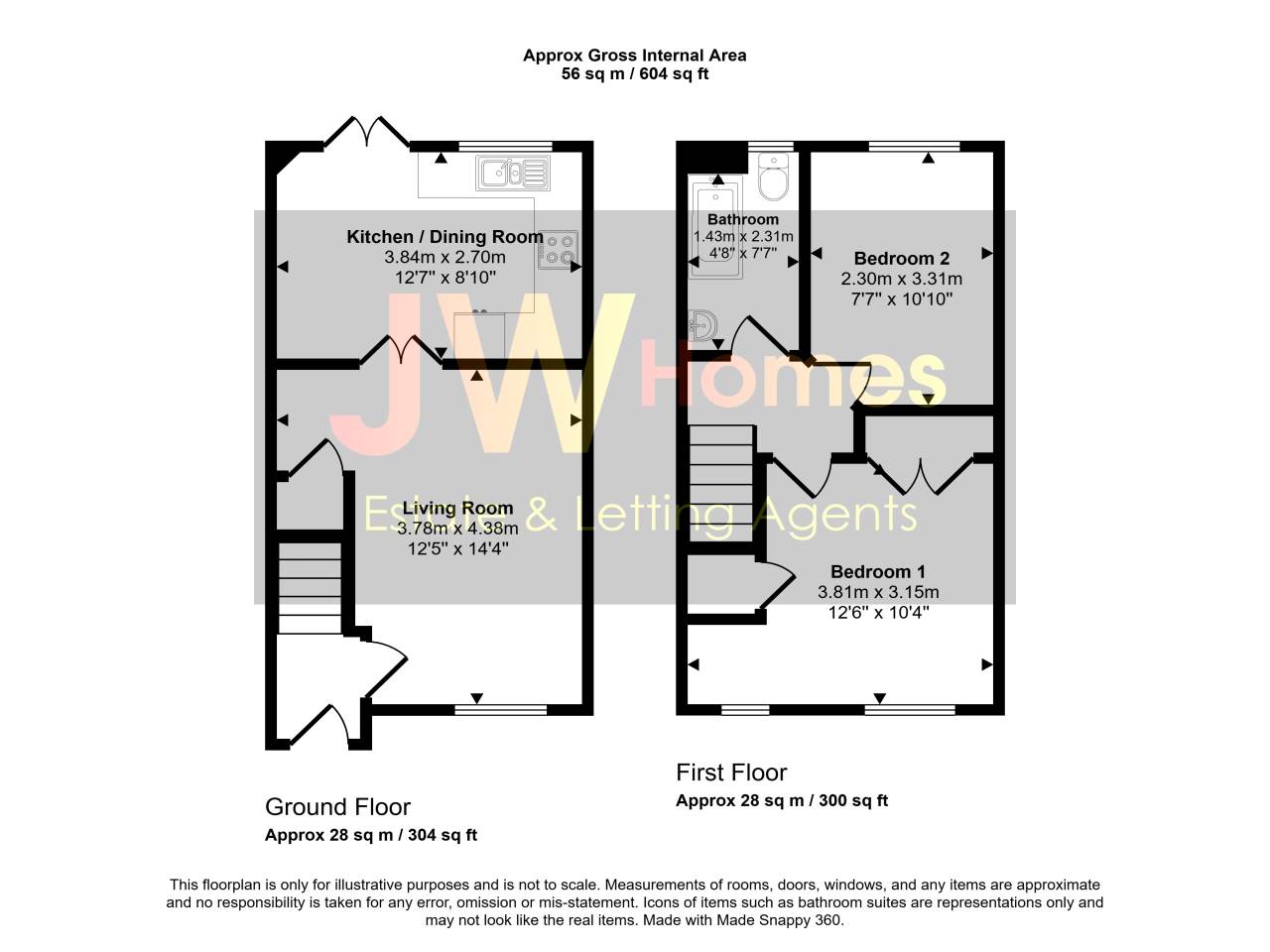 Rhos Y Dderwen, Highfields Blackwood floorplan