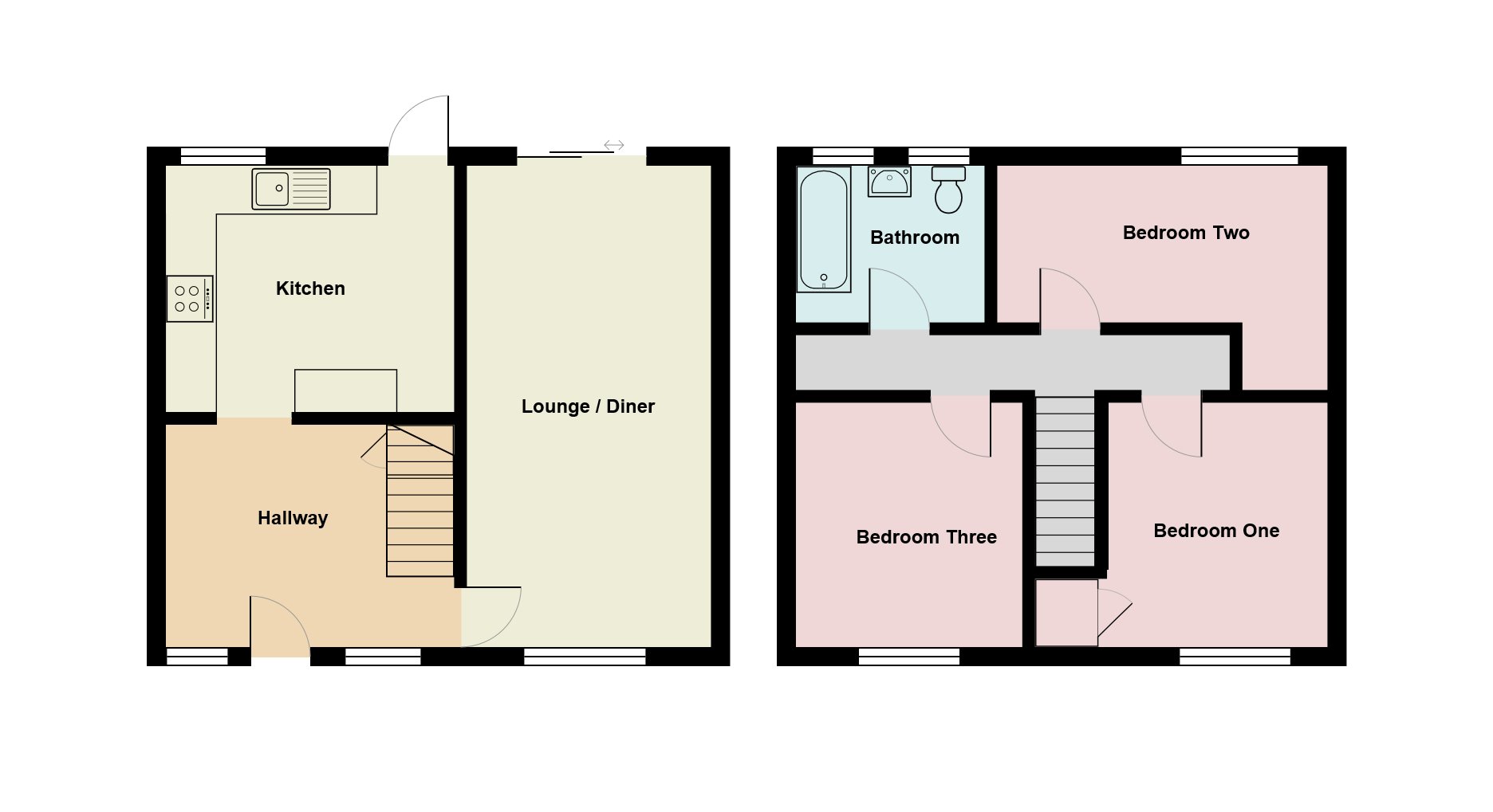 3 Bedrooms Terraced house to rent in Winchester Road, Crawley RH10