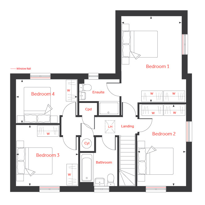 203, Norton Road, Thurston floorplan