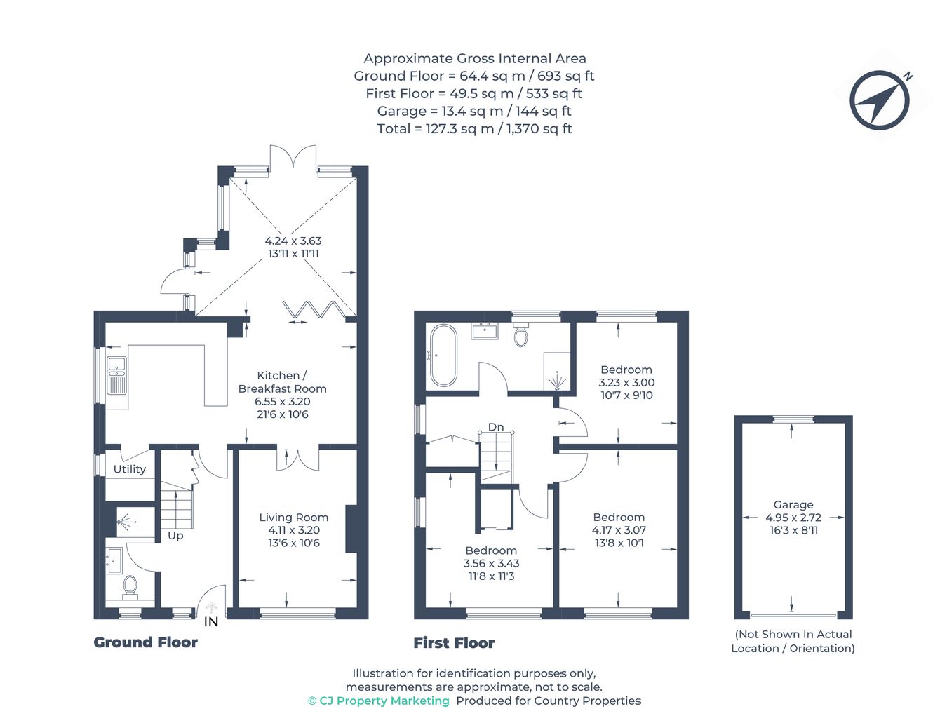 7, Whitegale Close, Hitchin floorplan