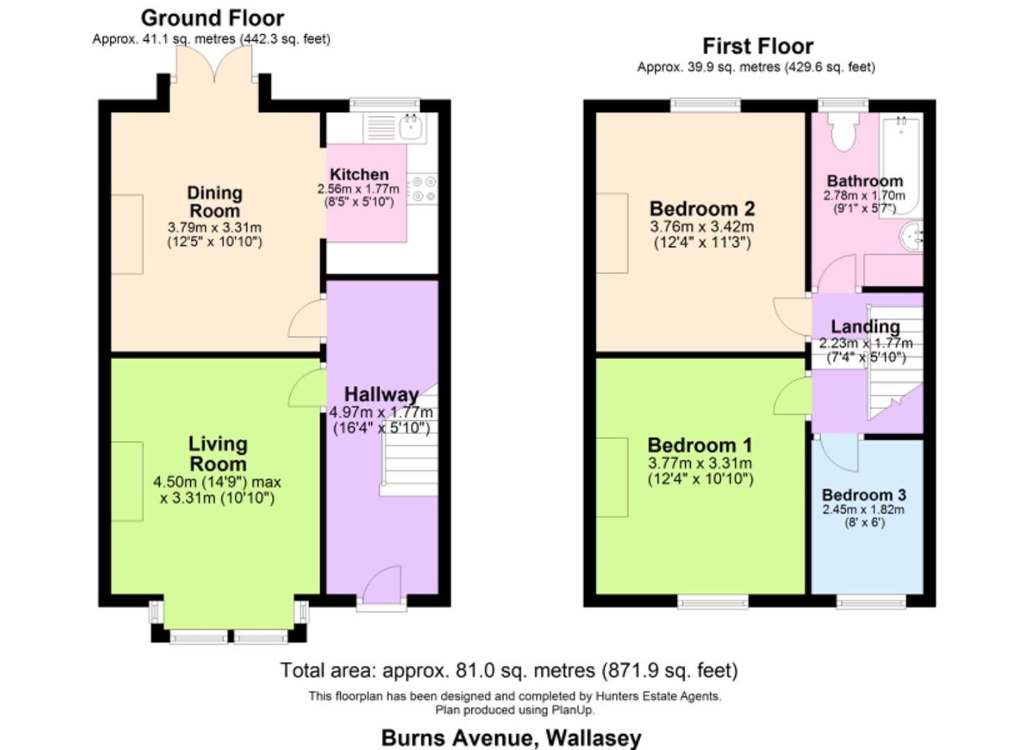 Burns Avenue, Wallasey CH45, 3 bedroom terraced house for sale