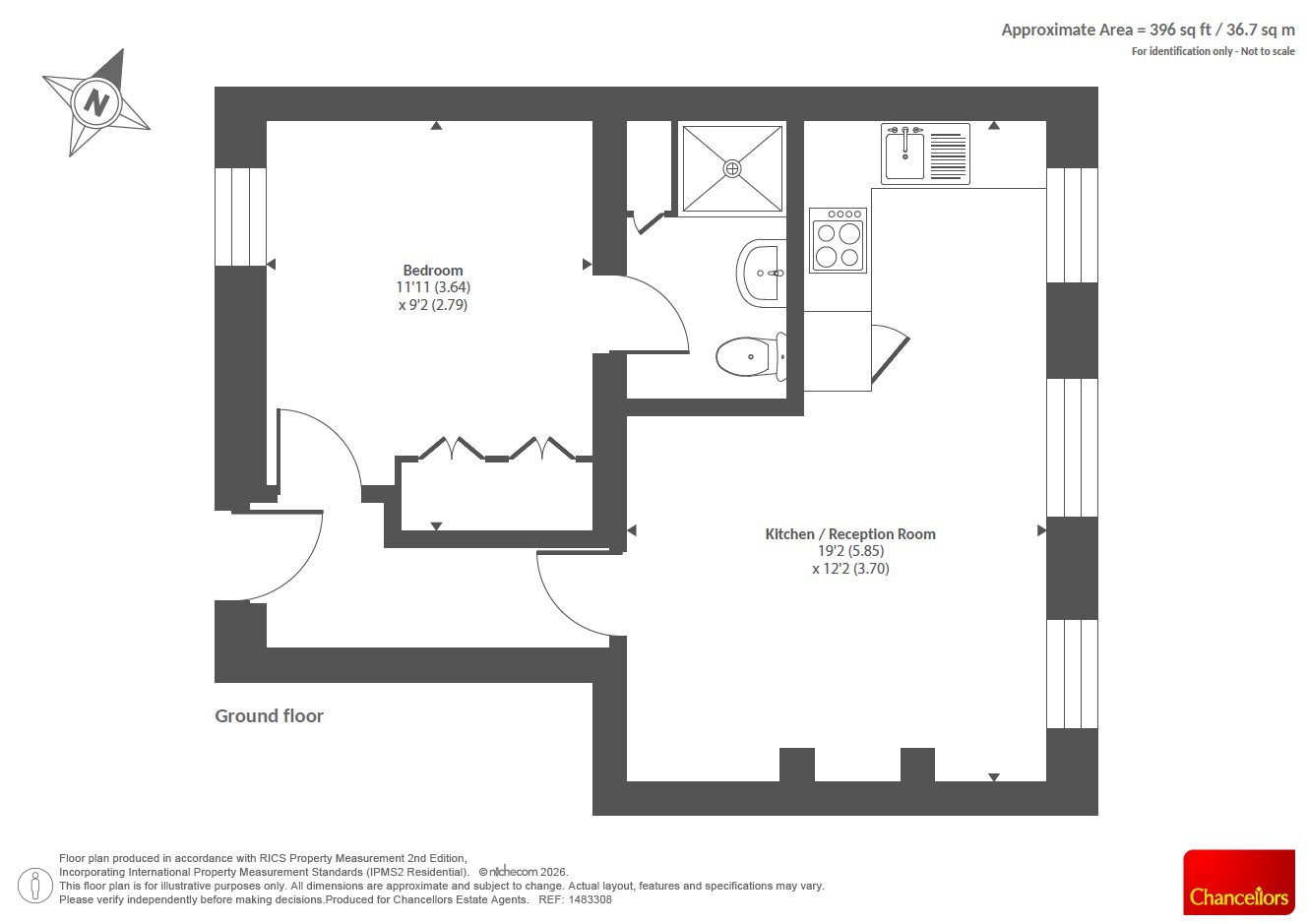 5, Grimshaw Close, London floorplan