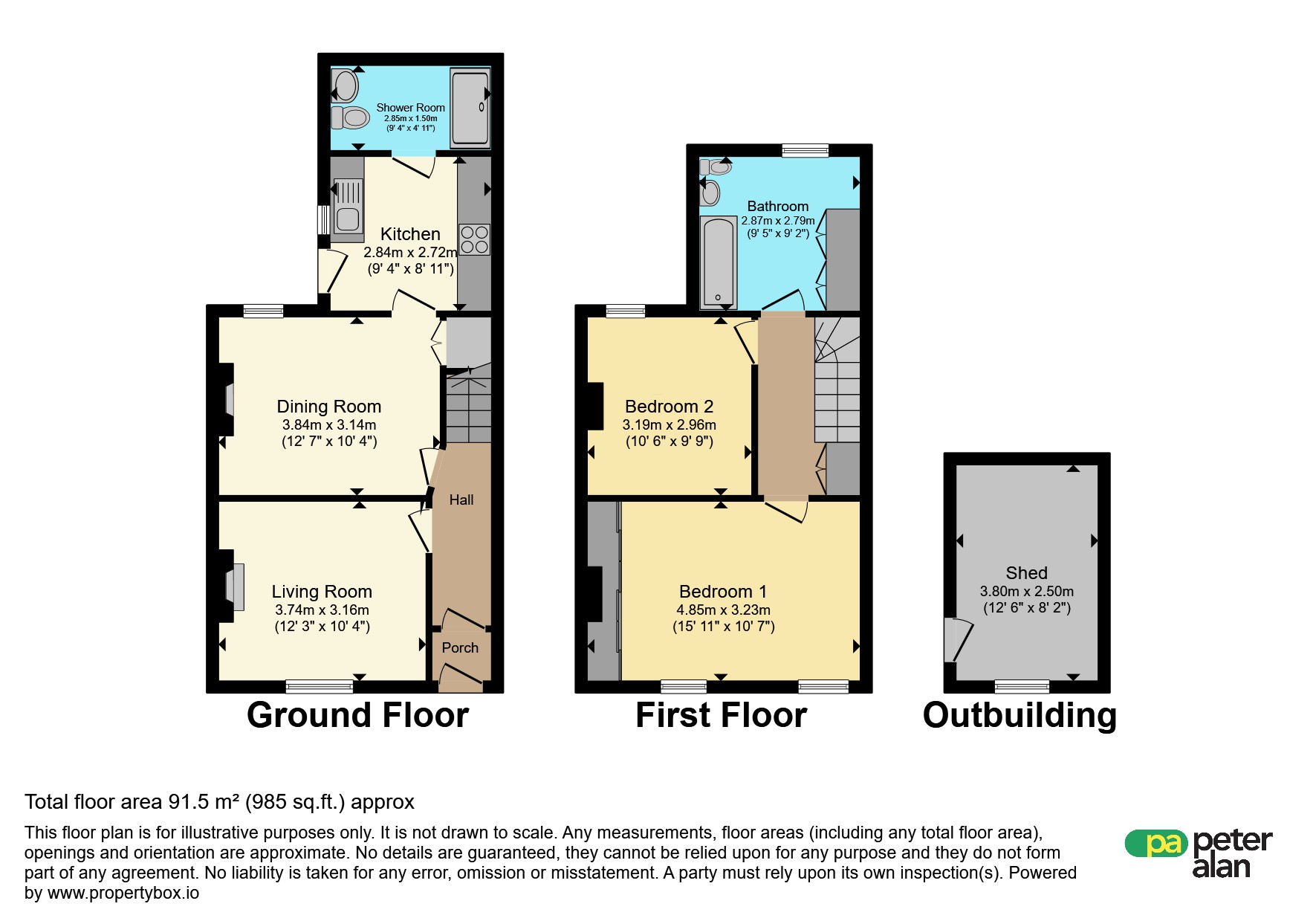 5, Muriel Terrace, Merthyr Tydfil floorplan