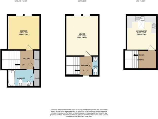 Flat 5, the monastery, Torwood Gardens Road, Torquay floorplan