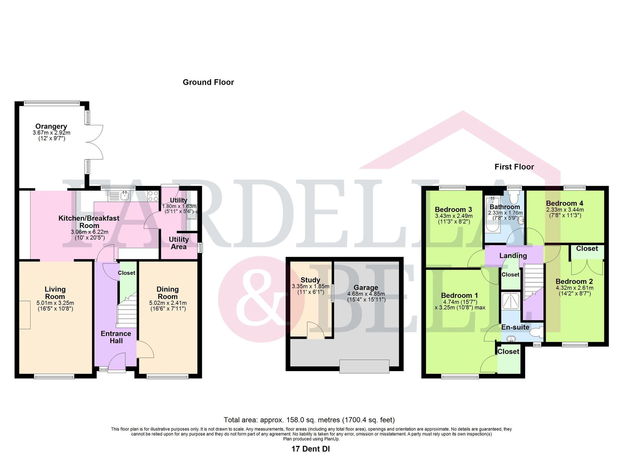 17 Dent Dale, Accrington floorplan
