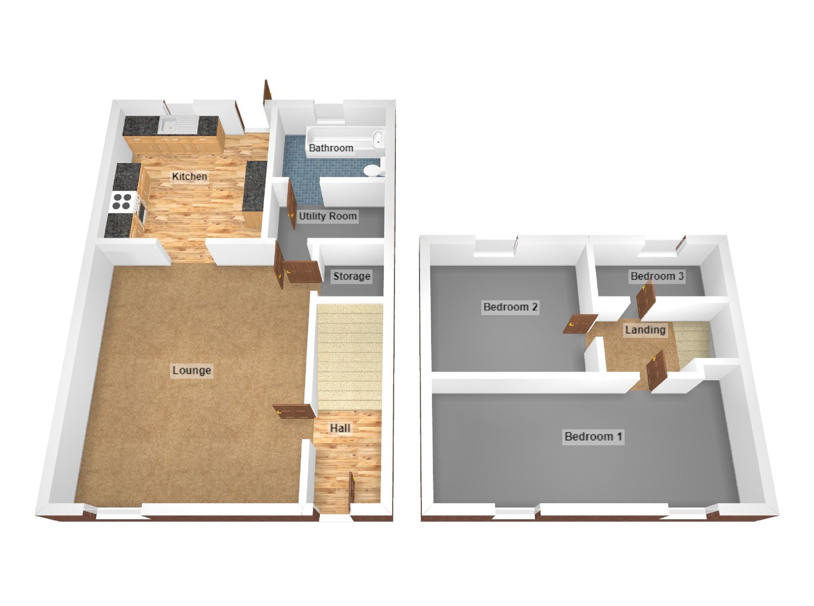 Bristol Street, Aberkenfig, Bridgend County. CF32, 3 bedroom end