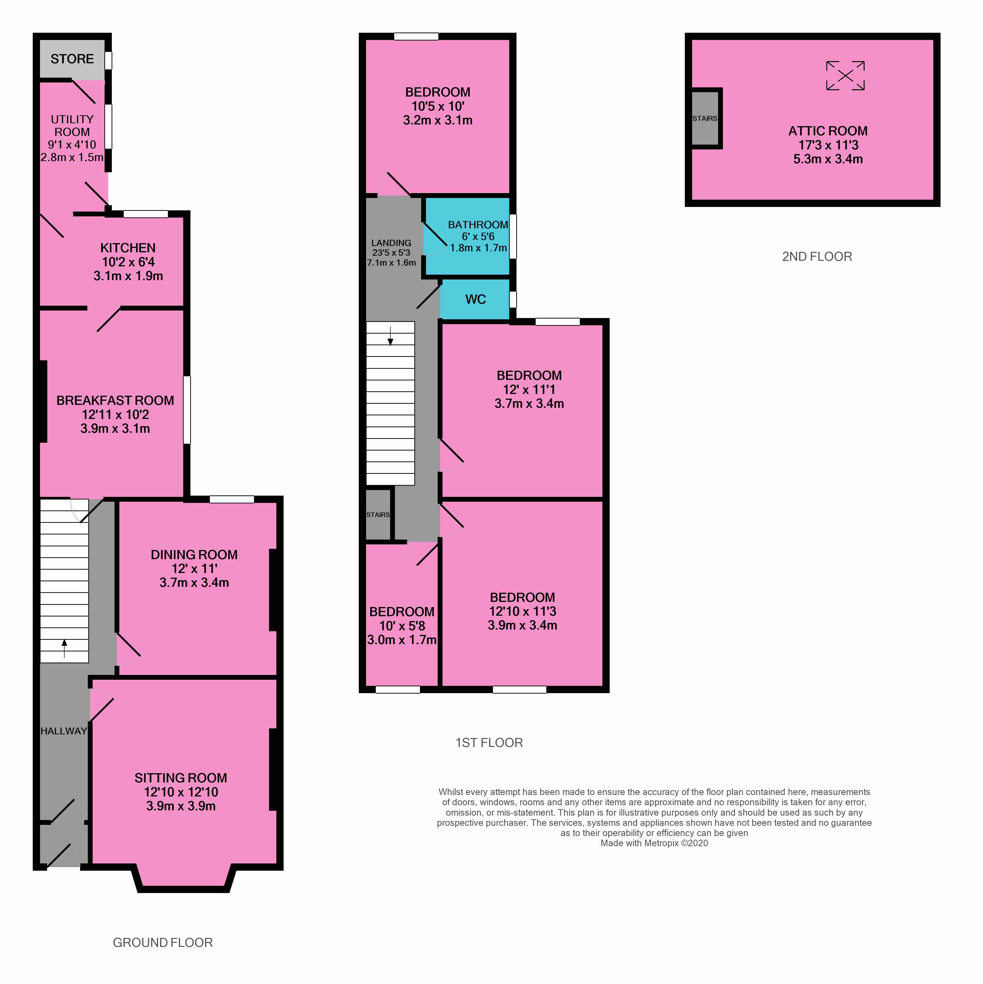Prospect Road, Scarborough YO12, 4 bedroom terraced house for sale