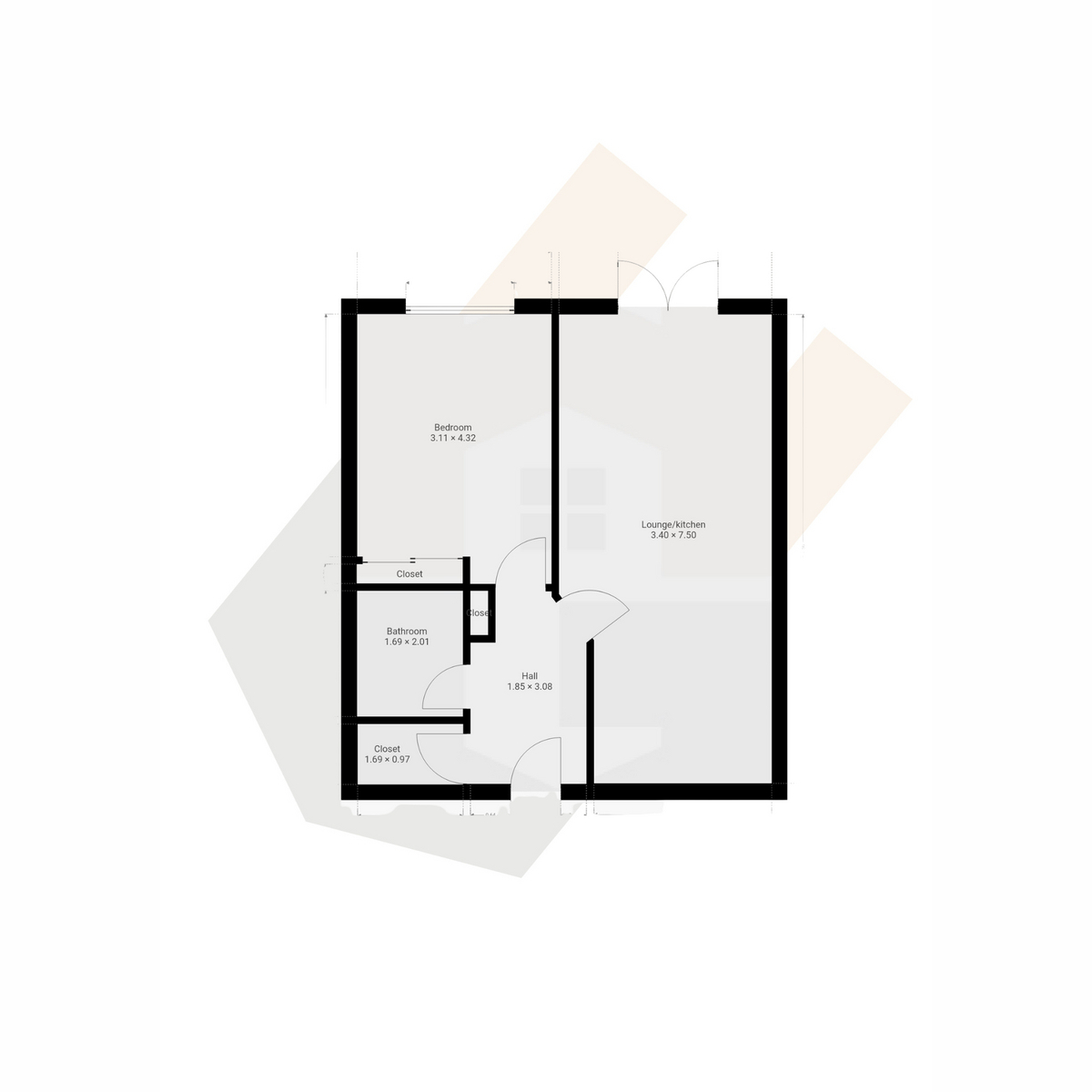 16, Louisa Oakes Close, London floorplan