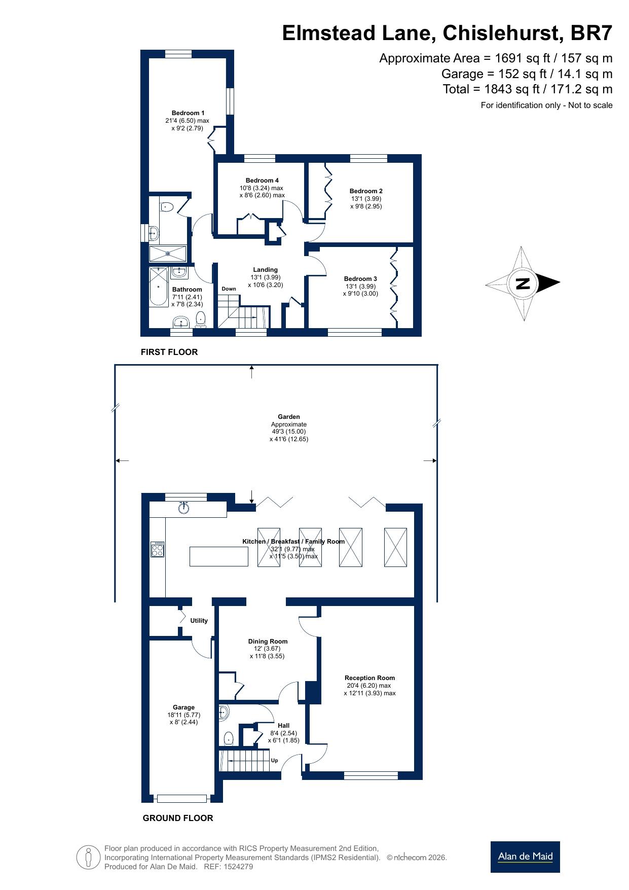 60, Elmstead Lane, Chislehurst floorplan