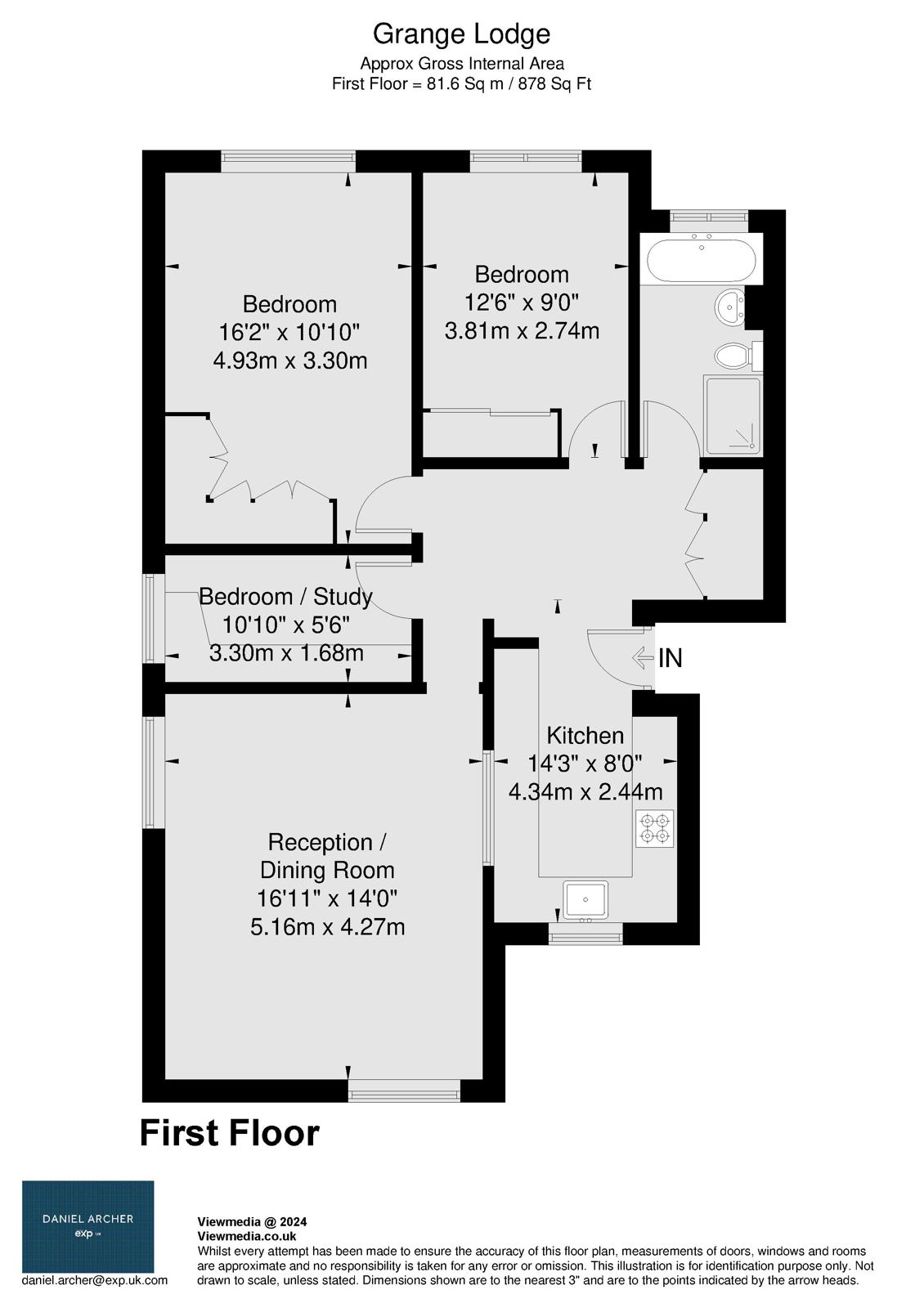 Grange Lodge,Flat 5, The Grange, London floorplan