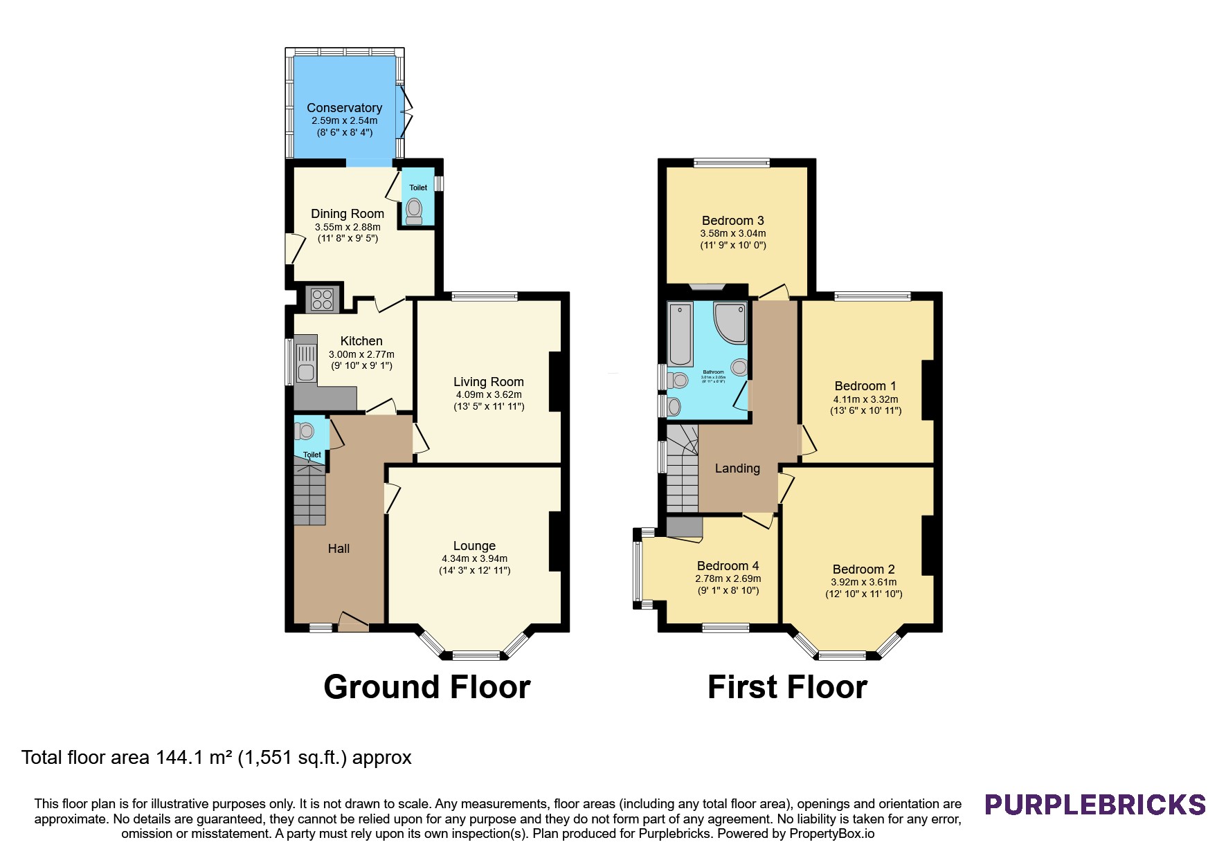 Glenmore Road, Minehead floorplan