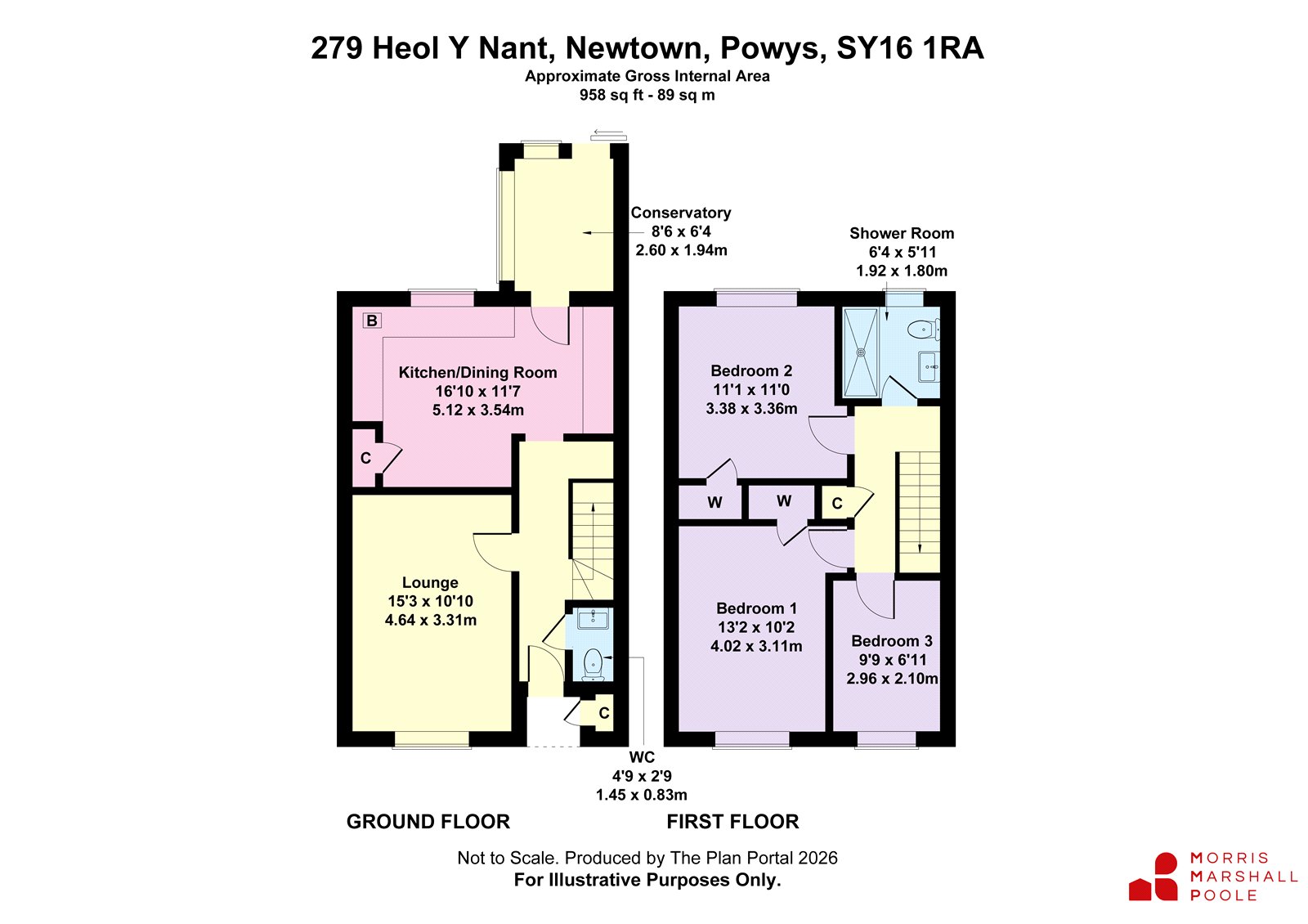 279, Heol Y Coleg, Powys floorplan