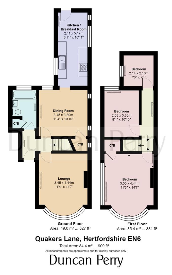 Quakers Lane, Potters Bar, Herts EN6, 3 bedroom detached house for sale