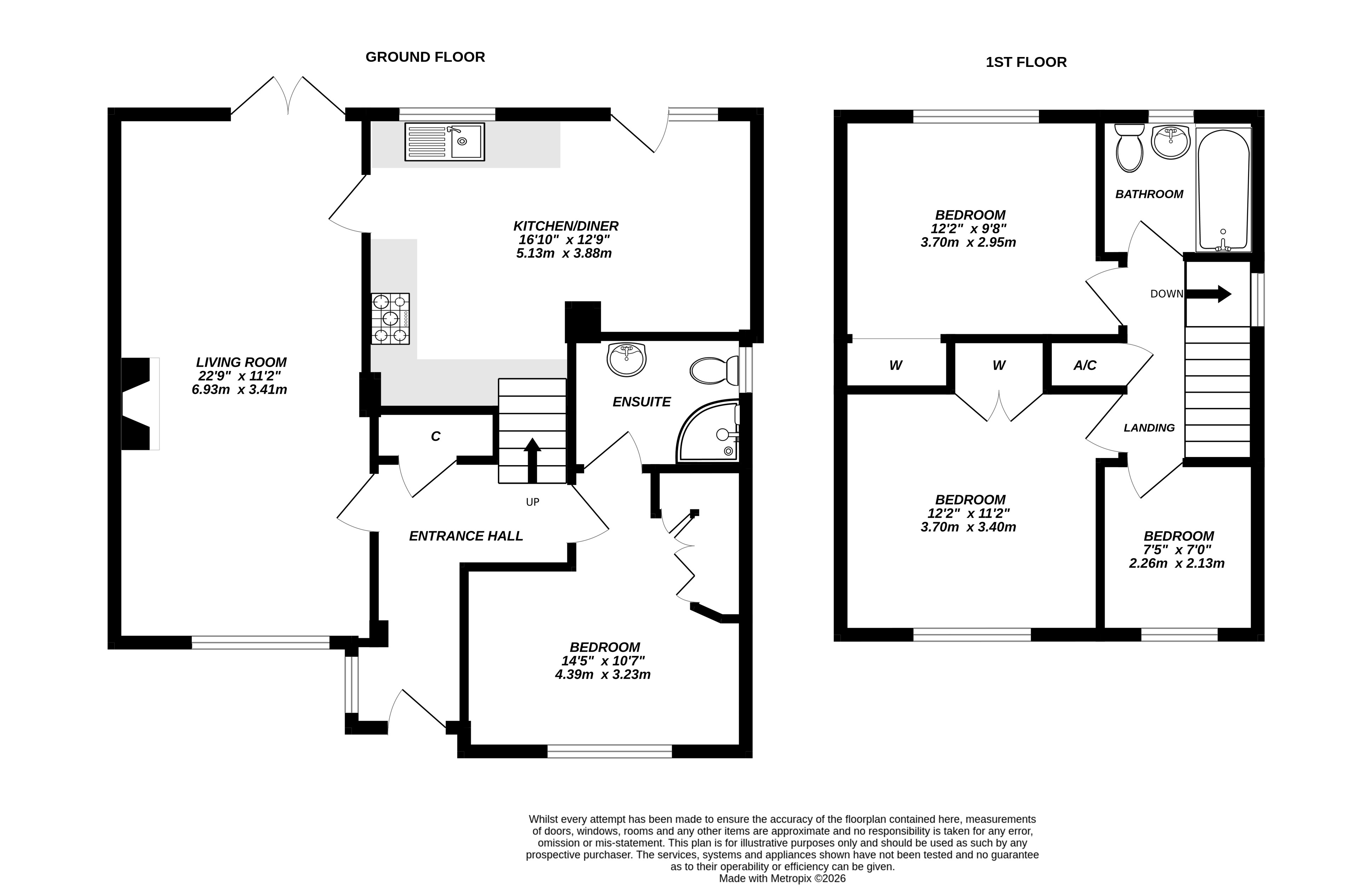 10, Bow Grove, Hook floorplan