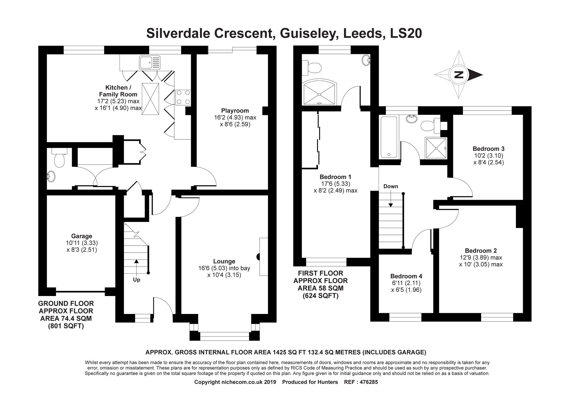 4 Bedrooms Semi-detached house for sale in Silverdale Crescent, Guiseley, Leeds LS20