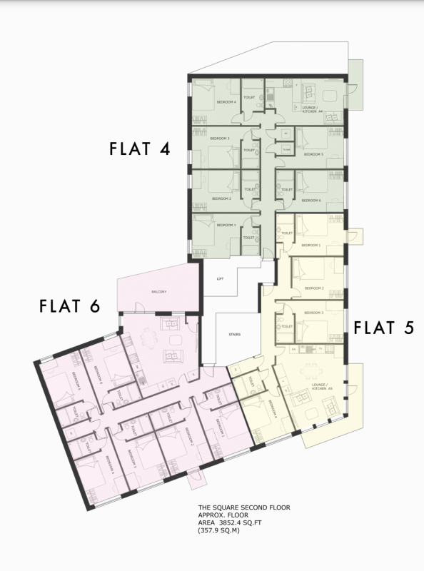 1, Falconar Street, Newcastle floorplan