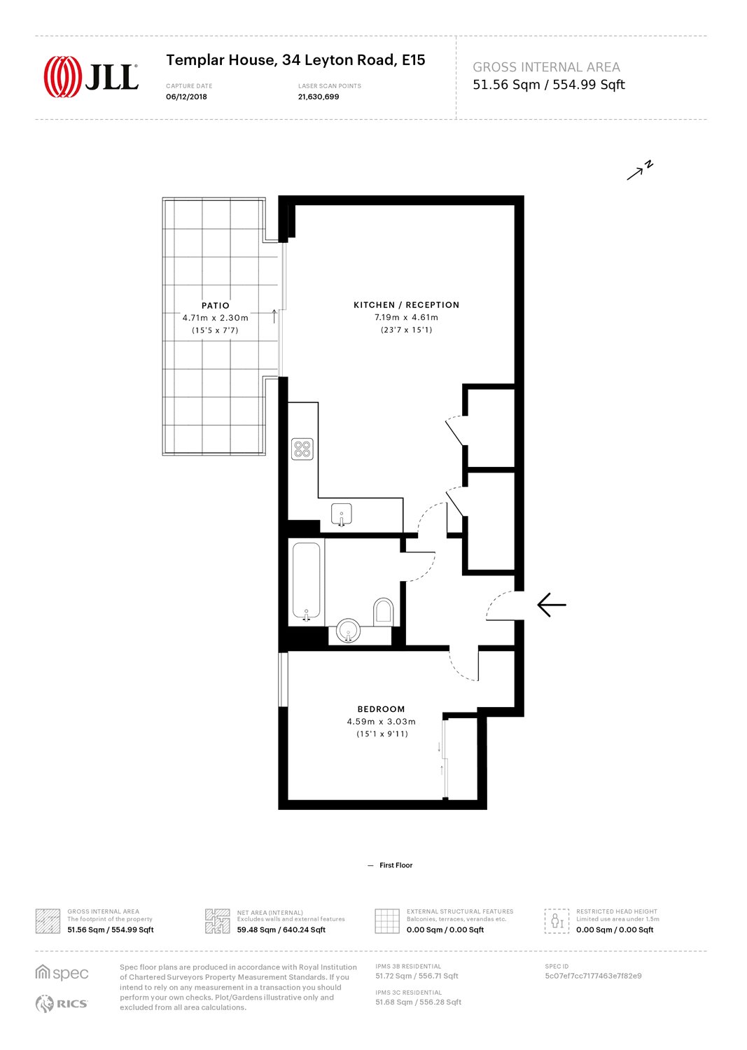 1 Bedrooms Flat to rent in Templar House, New Garden Quarter, London E15