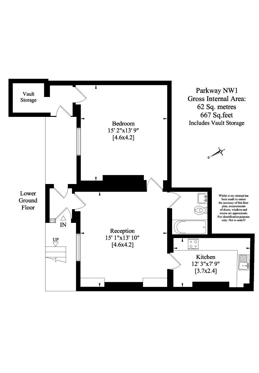 1 Bedrooms Flat to rent in Parkway, London NW1