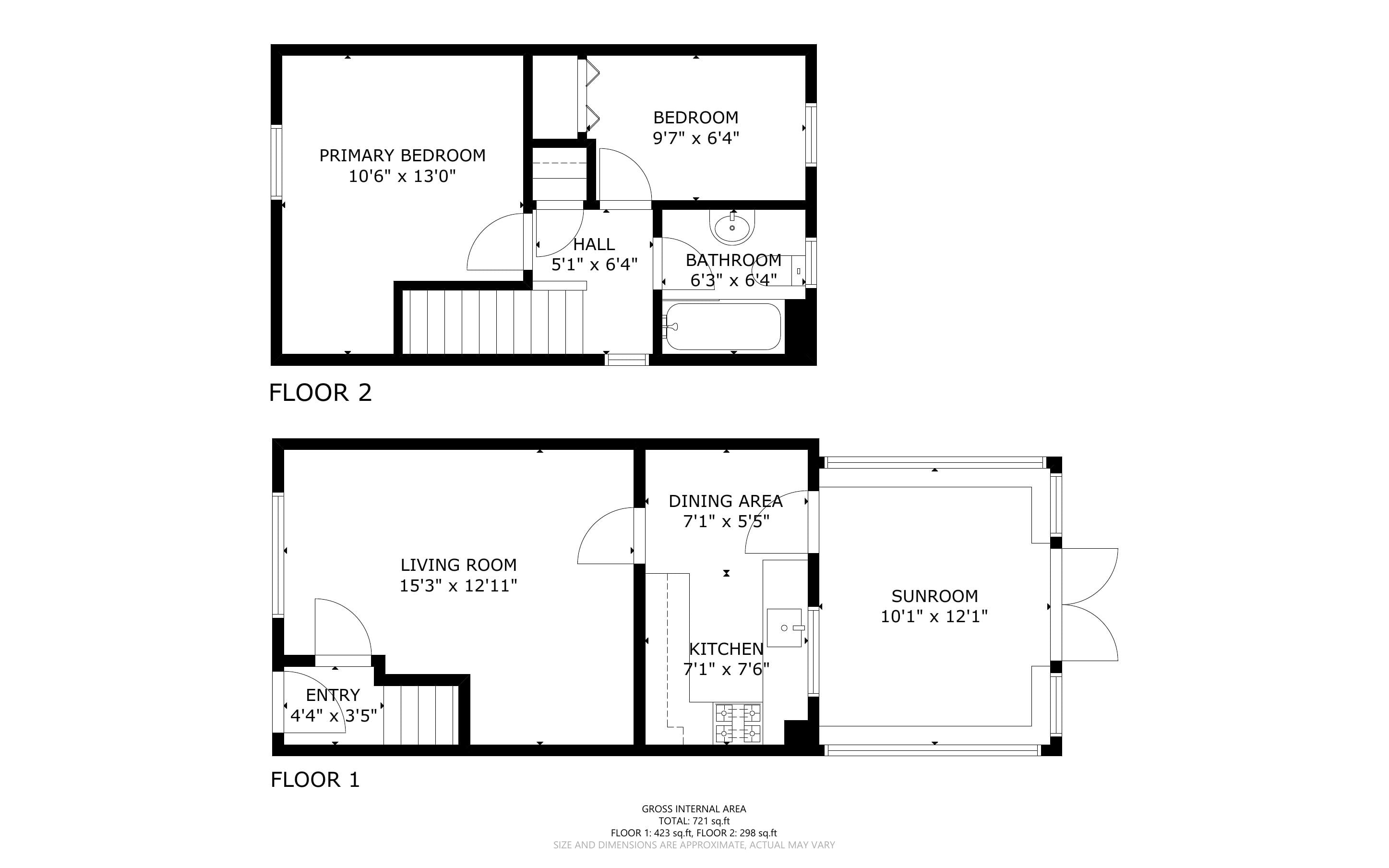 55, Heol Y Pia, Caerphilly floorplan