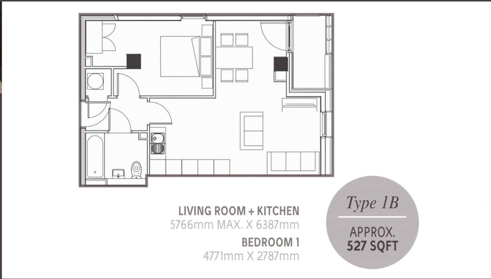 1001 One Regent,, 1 Regent Road, Manchester floorplan