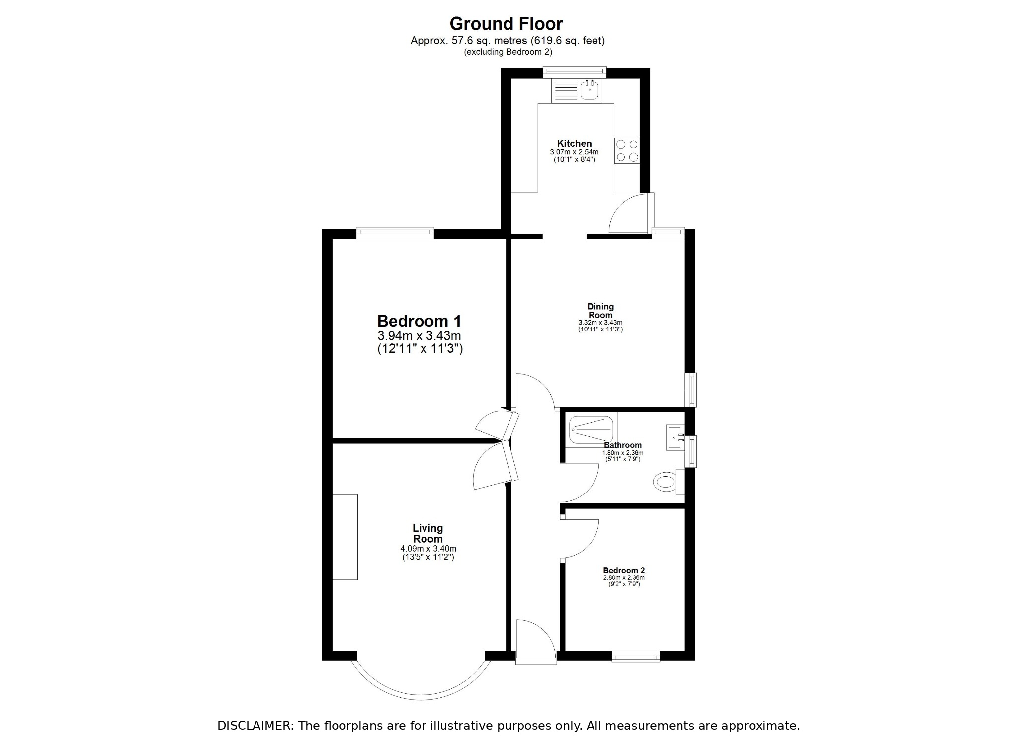 6, Southlands Grove, Bradford floorplan