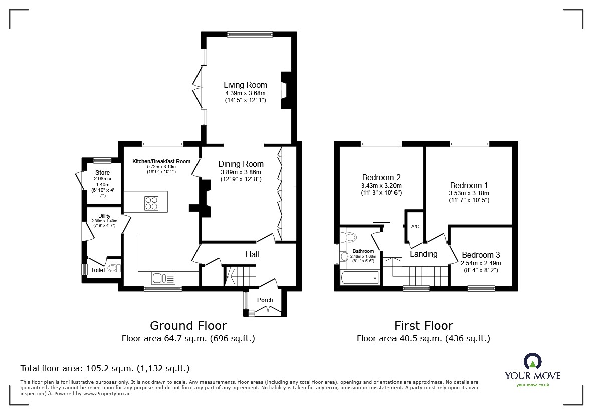 6, Lanchester Close, Bedford floorplan