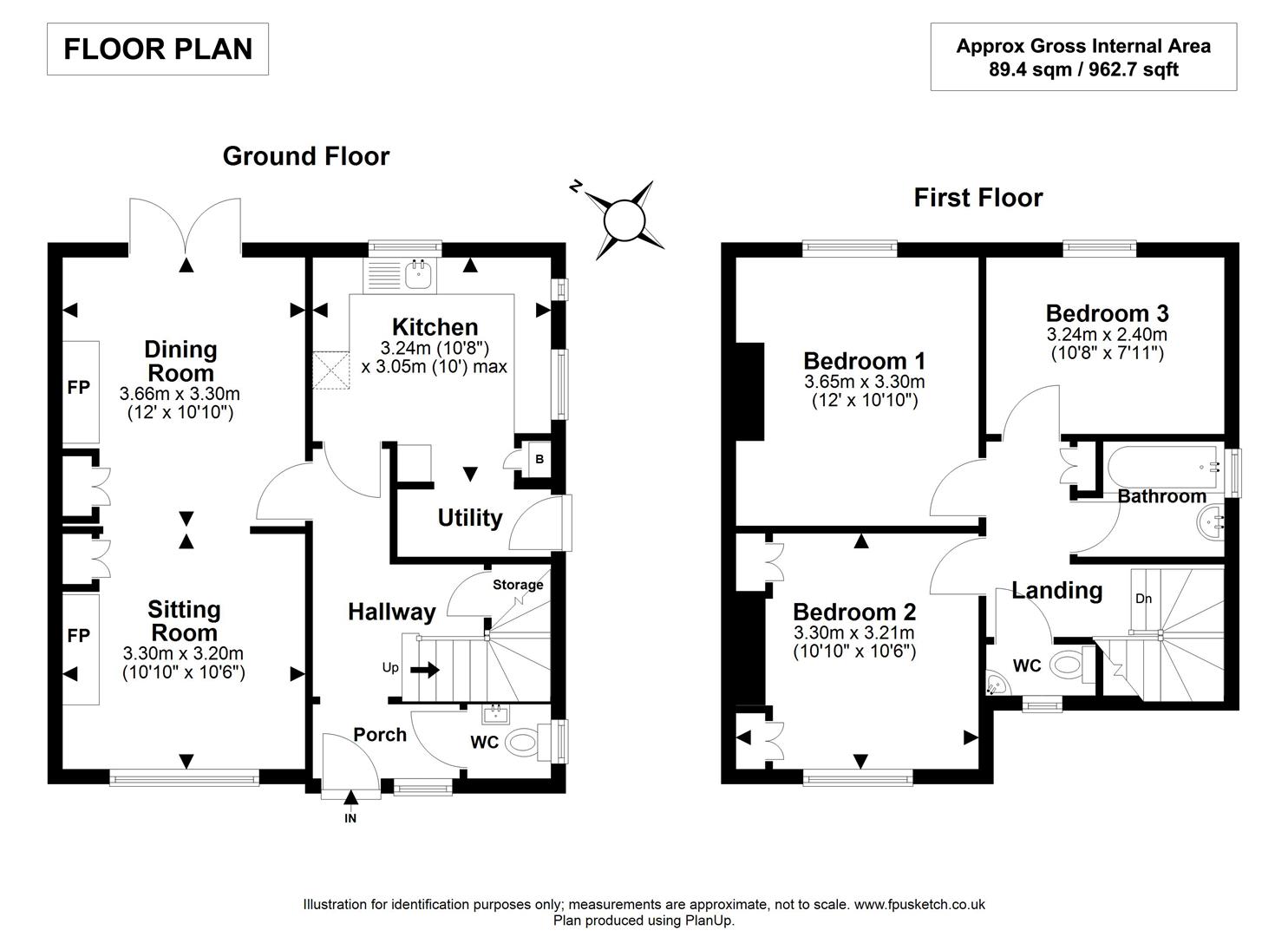 7, Hillside Road, Lymington floorplan